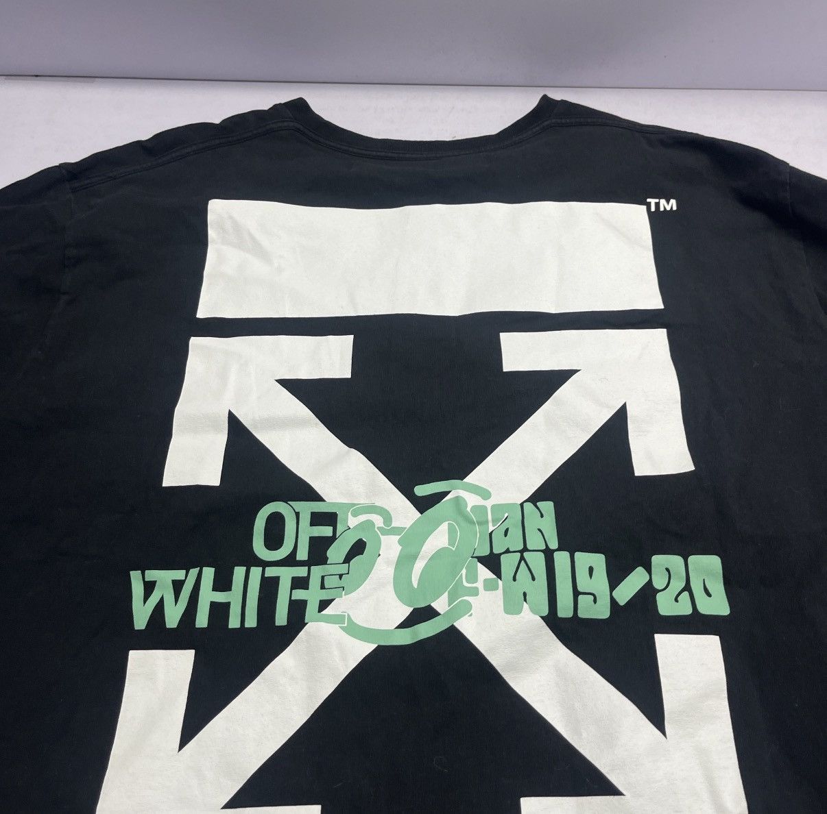 Off-White Off-White FW19 Waterfall Short Sleeve Over Tee Size US L / EU 52-54 / 3 - 6 Thumbnail