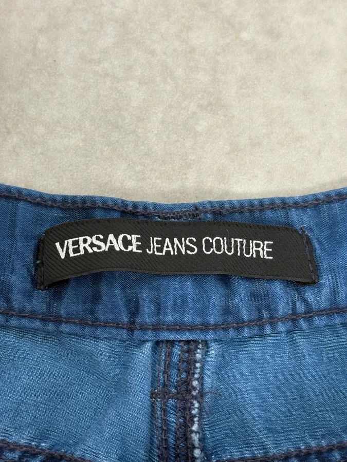 Versace 2000s Versace Royal Blue Faded Pants Size 25" / US 0 / IT 36 - 13 Thumbnail
