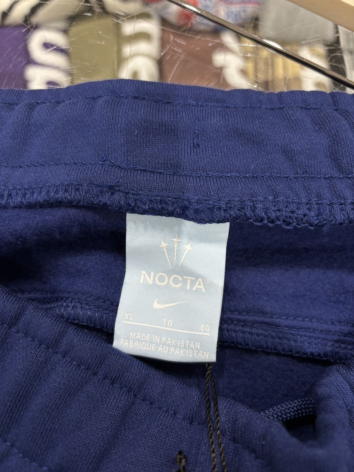 NOCTA × Nike Nike x Drake NOCTA Cardinal Stock Fleece Pants Navy Size: XL Size US 36 / EU 52 - 3 Thumbnail