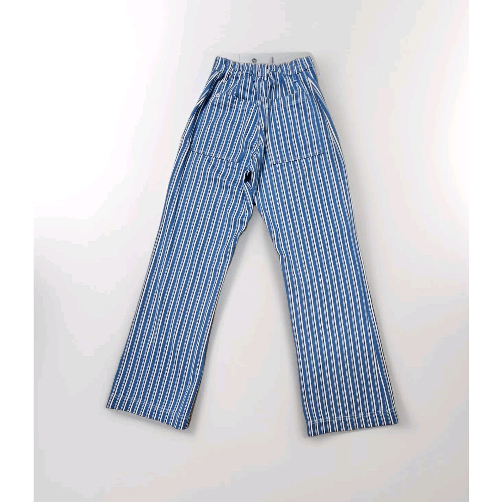 Big Bud Press Big Bud Press Western Pants Made L.A. Striped Wide XXS Size 24" / US 00 / IT 34 - 6 Thumbnail
