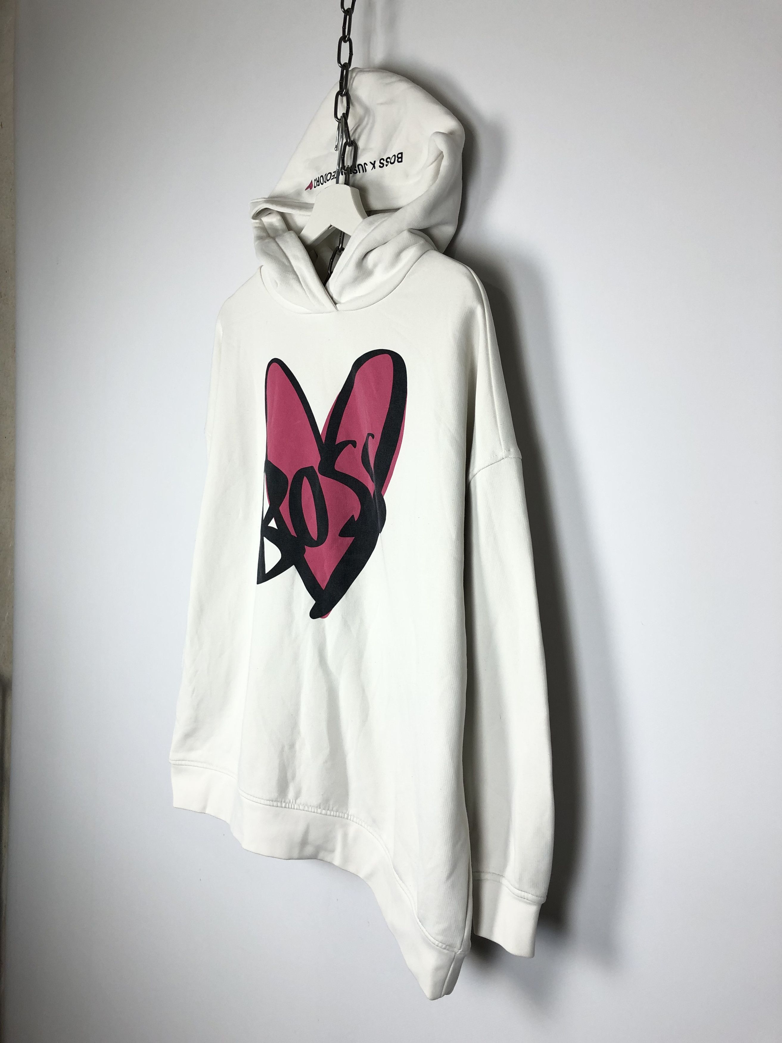 Hugo Boss Hugo Boss x Justin Teodoro Hoodie Pullover White size M Size US M / EU 48-50 / 2 - 6 Thumbnail
