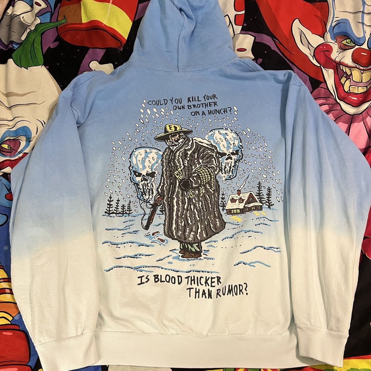 Warren lotas ombré dyed “is blood thicker than a rumor” XXL