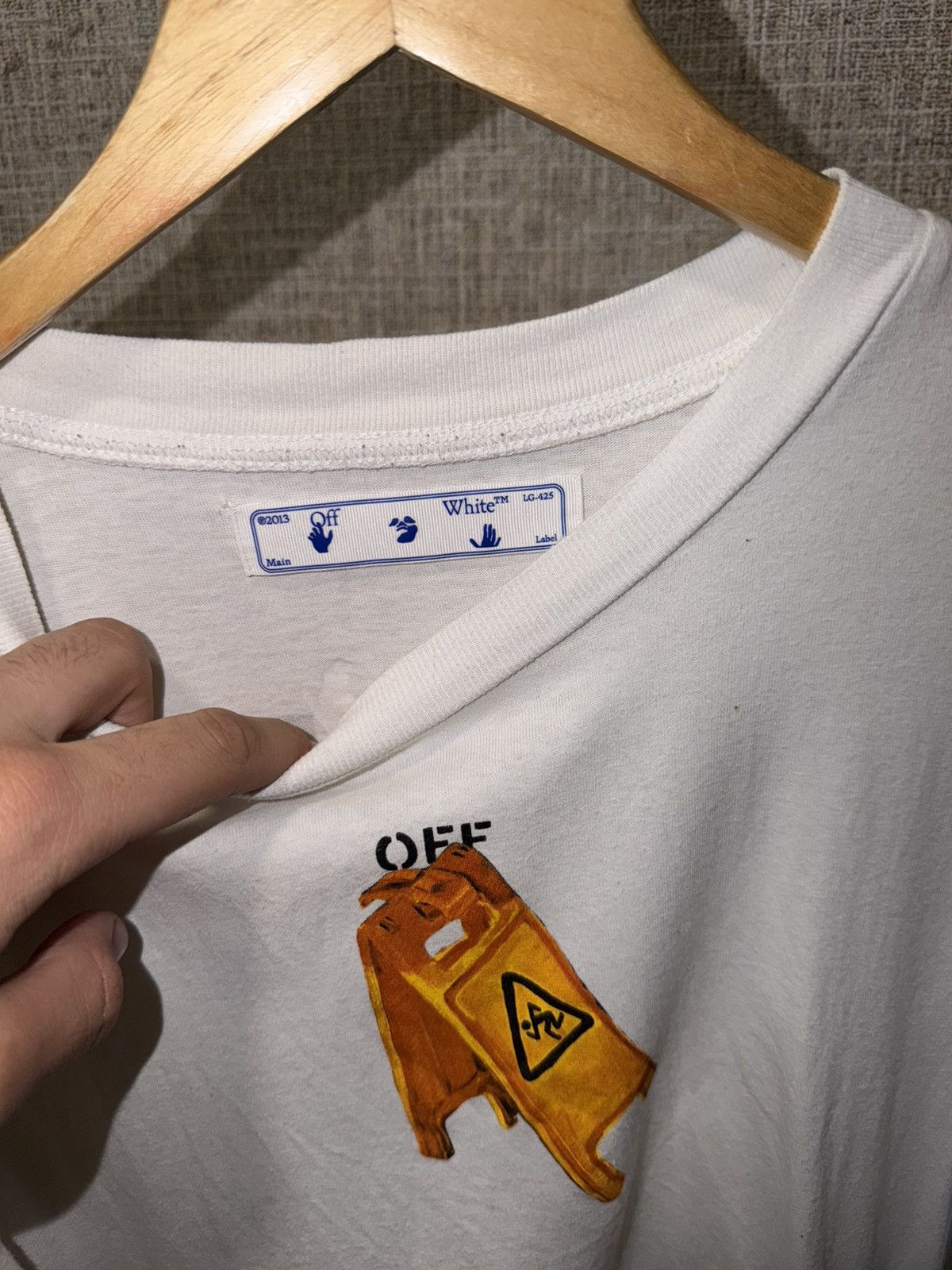 Off-White OFF-WHITE PASCAL PAINTED ARROWS WHITE T-SHIRT Size US M / EU 48-50 / 2 - 6 Thumbnail