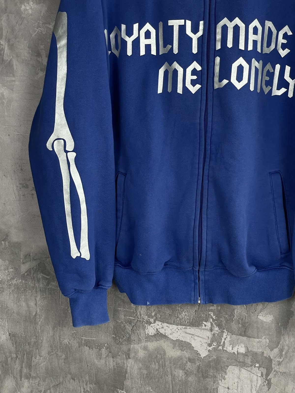 If Six Was Nine × Japanese Brand × Le Grande Bleu (L.G.B.) Vintage “Loyalty Made Me Lonely” Full Zip Skeleton Hoodie Size US M / EU 48-50 / 2 - 6 Thumbnail