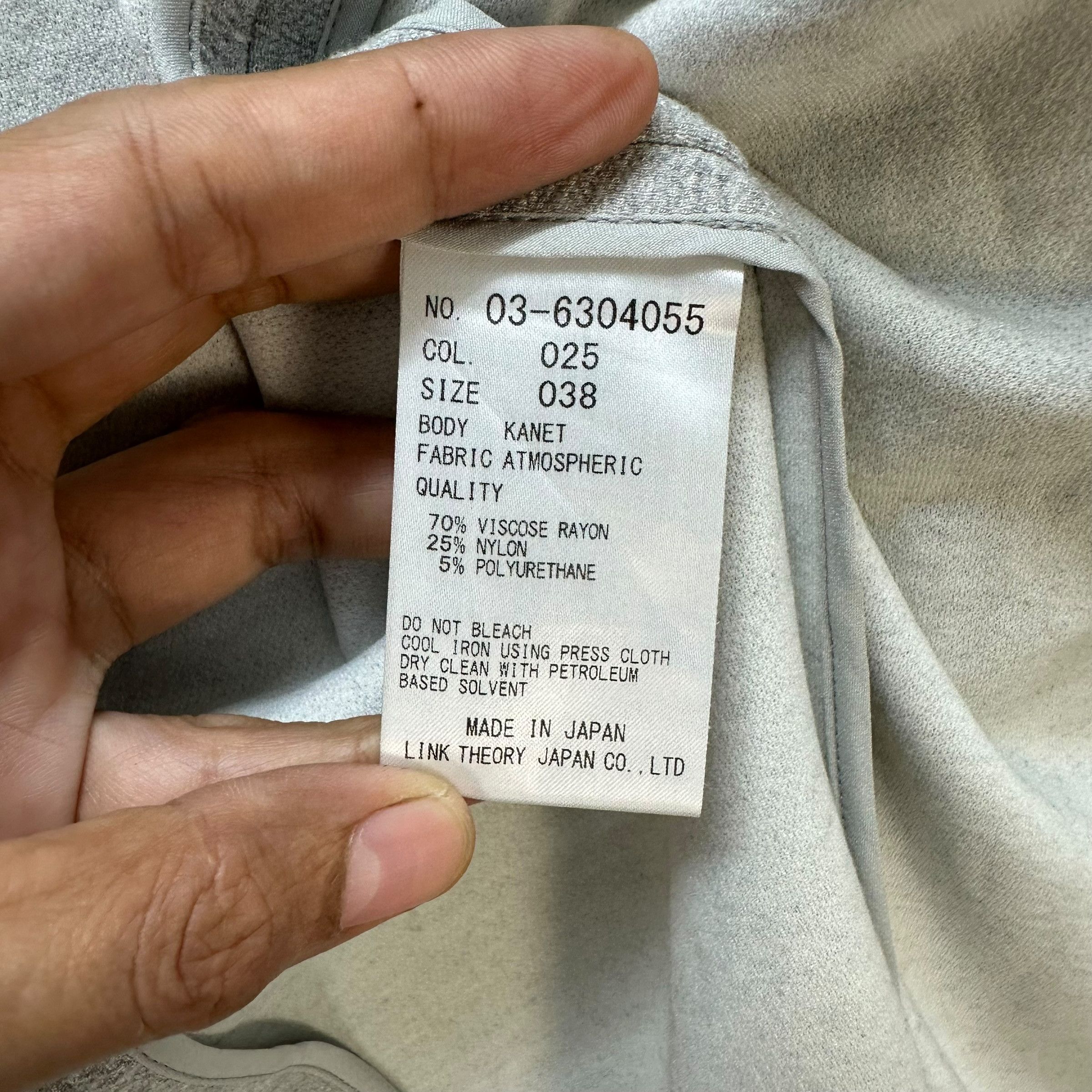 Theory THEORY LUXE Buttonless Gray Suit Jacket Blazer #A68-1628 Size S / US 4 / IT 40 - 8 Thumbnail