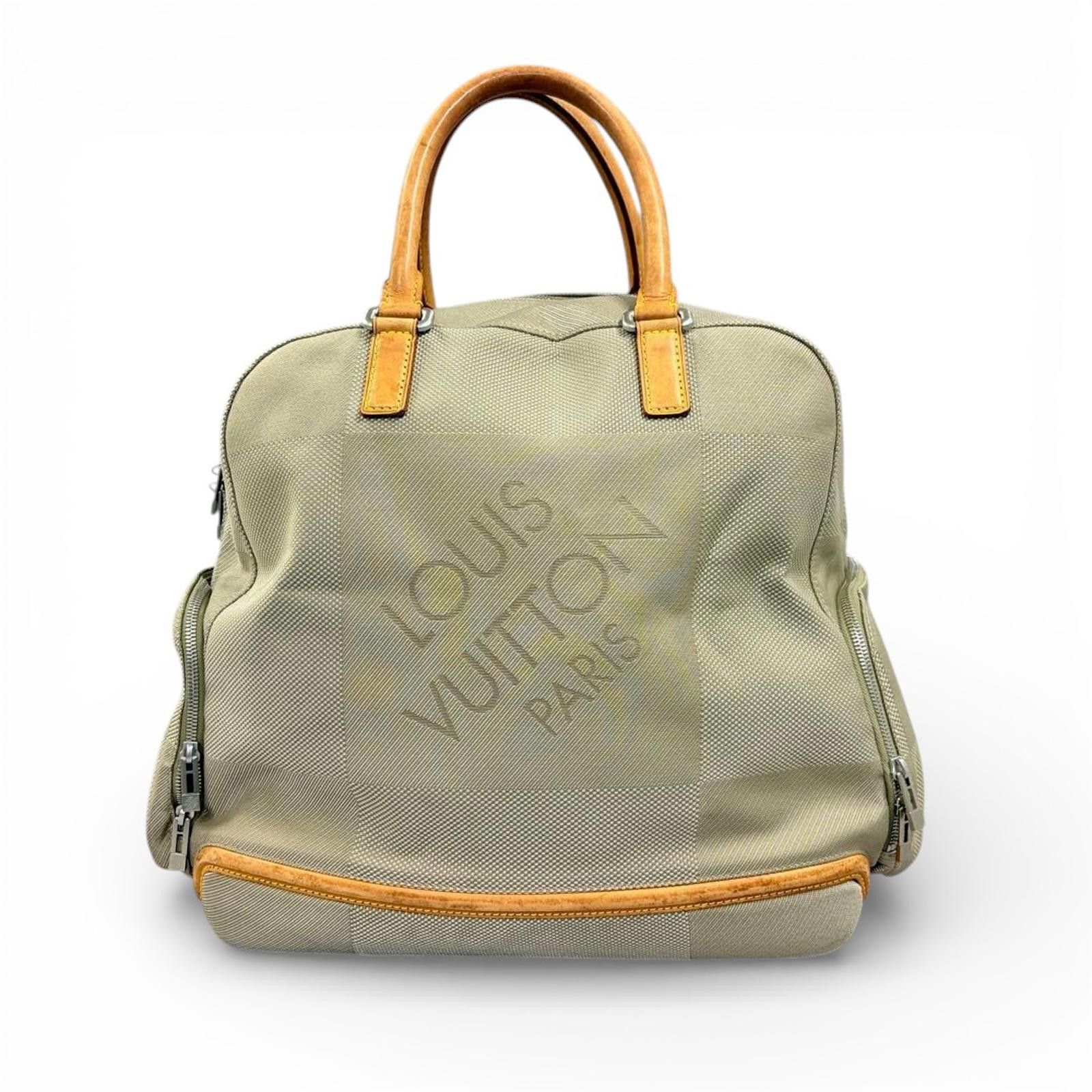 Louis Vuitton Louis Vuitton - Beige Canvas Tote Bag with Leather Trim Size ONE SIZE - 4 Thumbnail