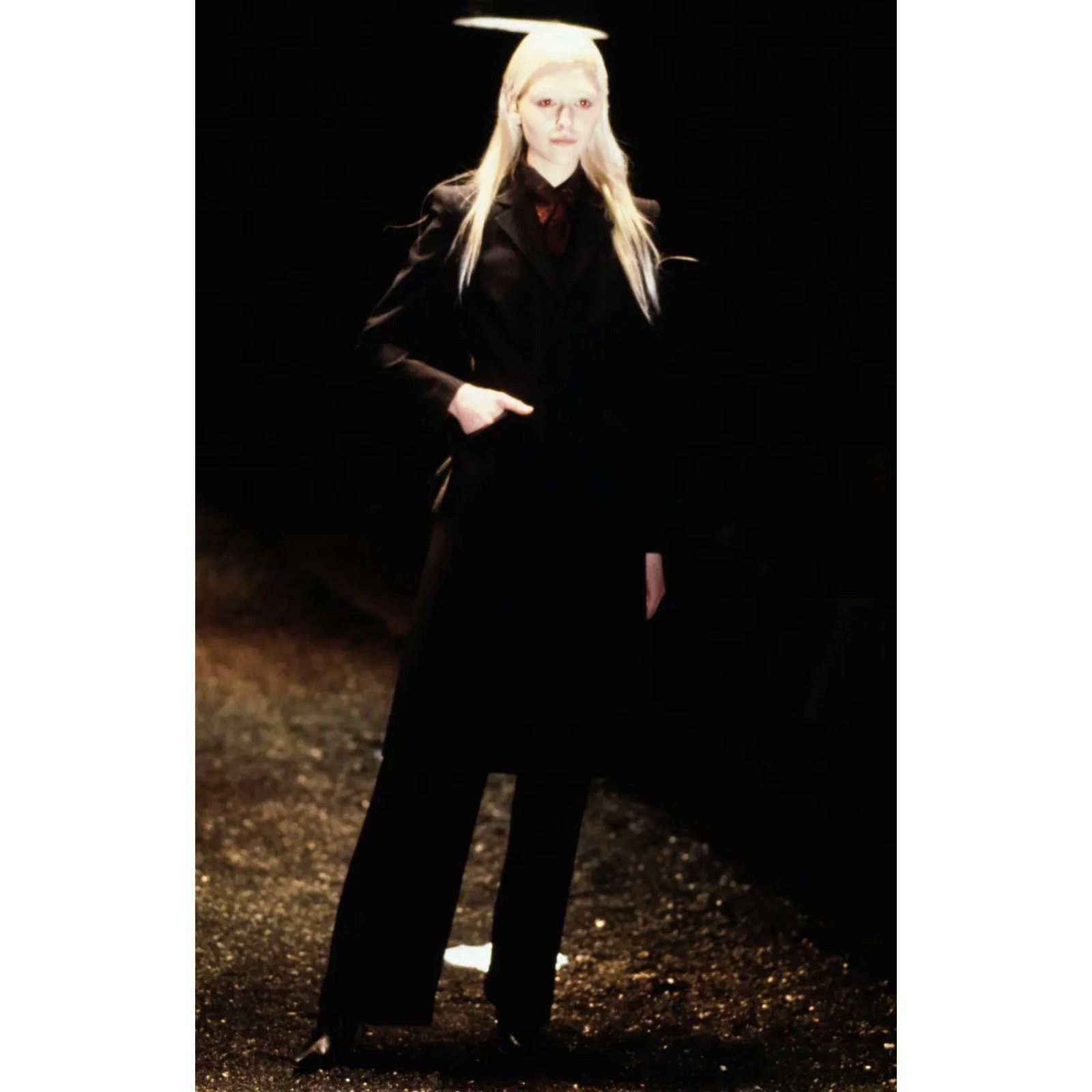 Alexander McQueen A/W1998 Alexander McQueen “Joan” pinstripe tailored coat Size M / US 6-8 / IT 42-44 - 3 Thumbnail