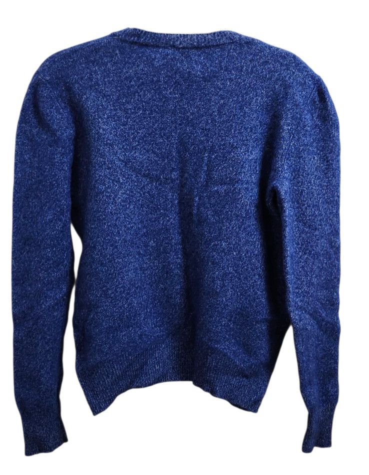 A.P.C. A.P.C. APC Wool Blend Crewneck Sweater M Blue Melange Knit Size M / US 6-8 / IT 42-44 - 4 Thumbnail