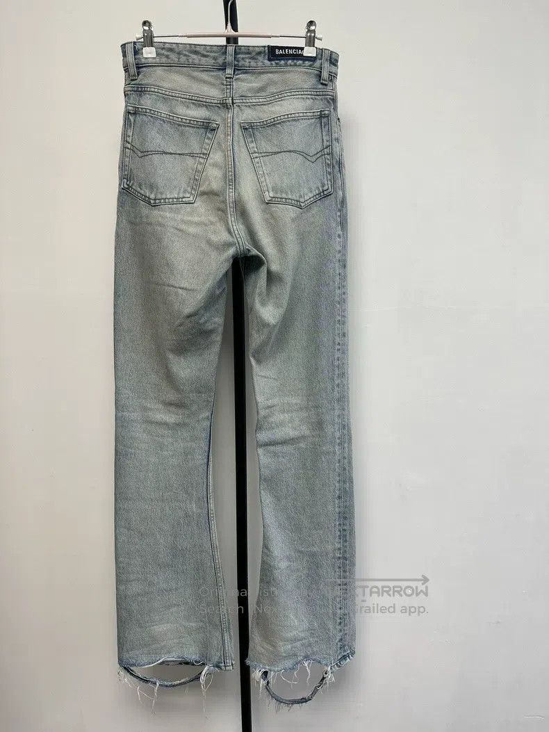 Balenciaga Balenciaga Size XS Belt Loop Denim Long Pants Size US 27 - 2 Thumbnail