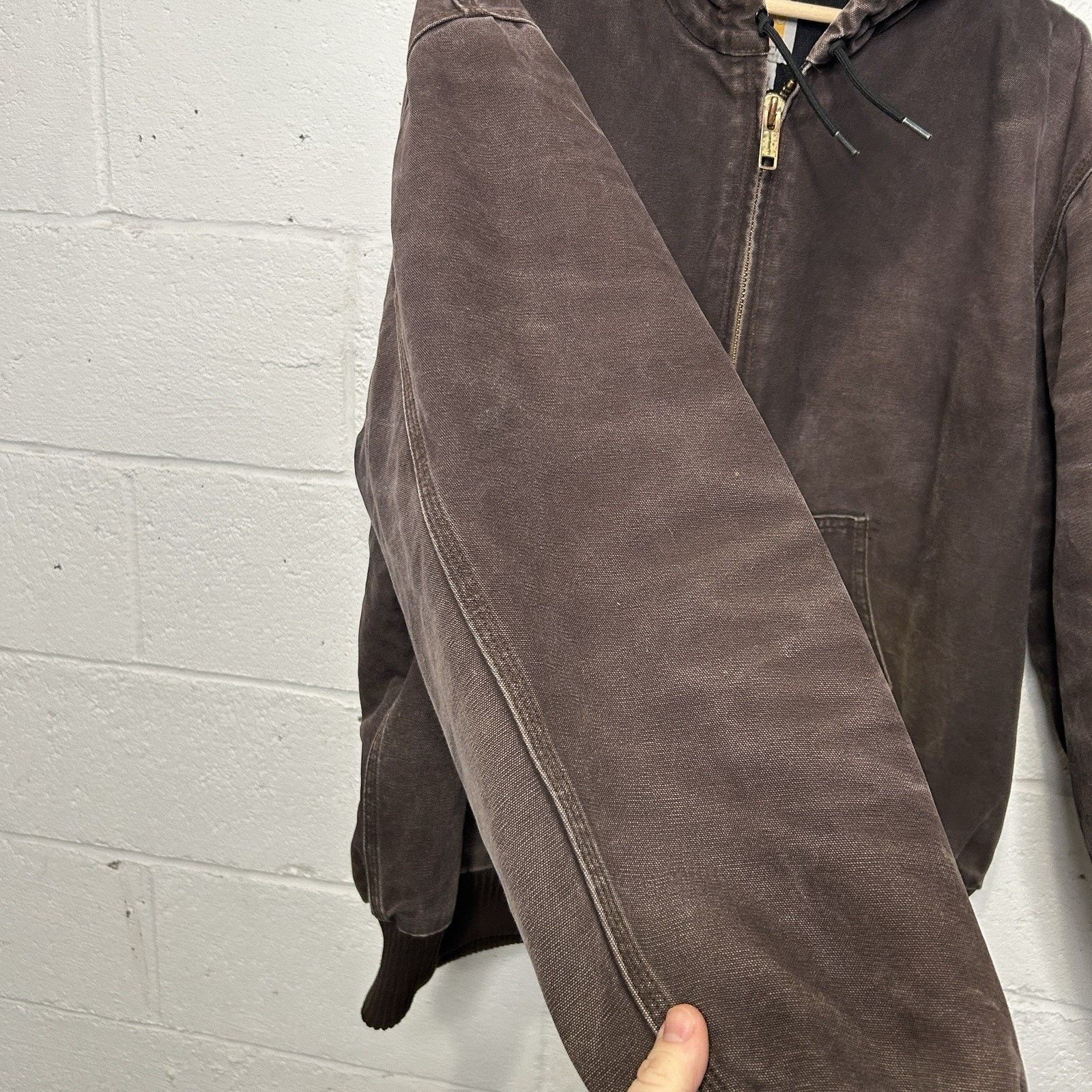 Carhartt Vintage Carhartt Hooded Active Jacket “Dark Brown” J130 DKB Size US XL / EU 56 / 4 - 10 Thumbnail