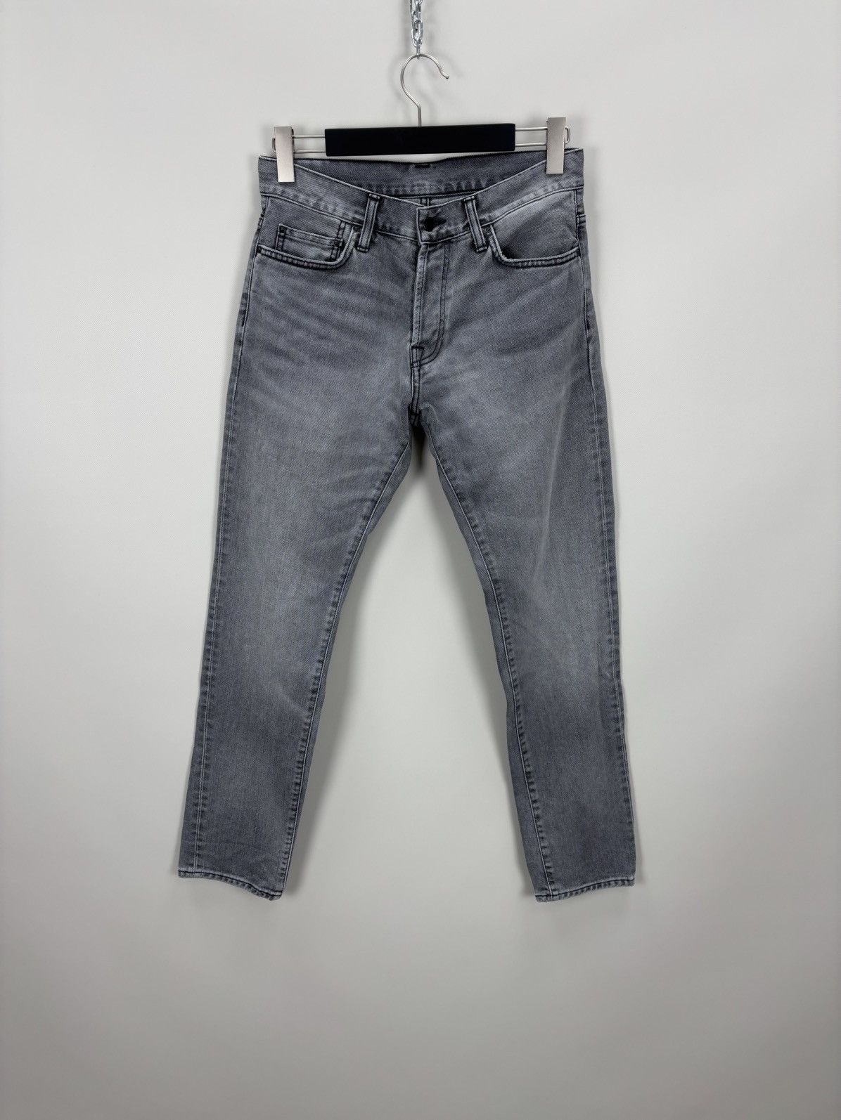 Carhartt Mens jeans Carhartt Size 29x32 Color Gray Size US 29 - 1 Thumbnail
