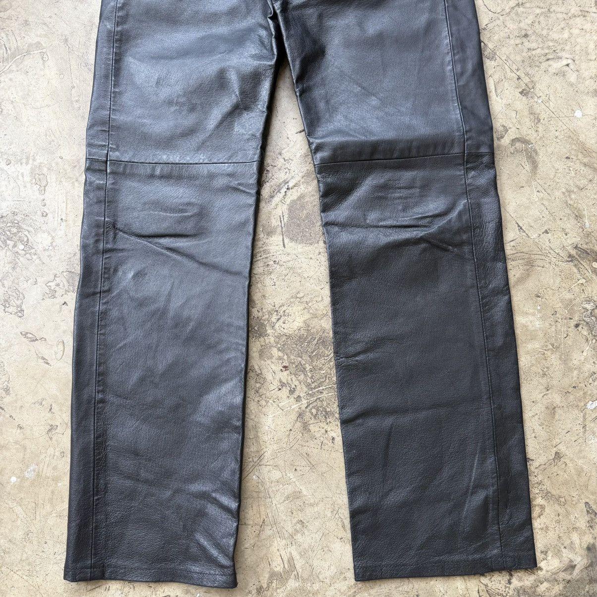 Diesel Diesel - Archive Leather Biker Pants Size US 30 / EU 46 - 5 Thumbnail