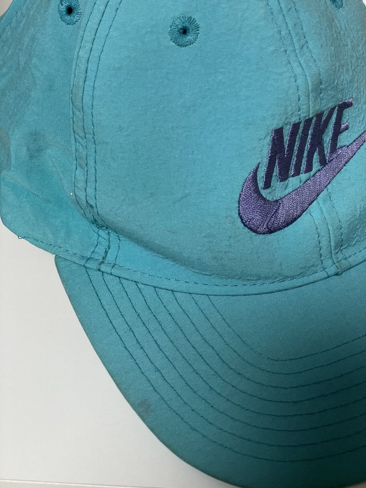 Jordan Brand × Nike × Vintage Vintage Nike Nylon Cap Made in Taiwan Hat Y2K rap USA Size ONE SIZE - 7 Thumbnail