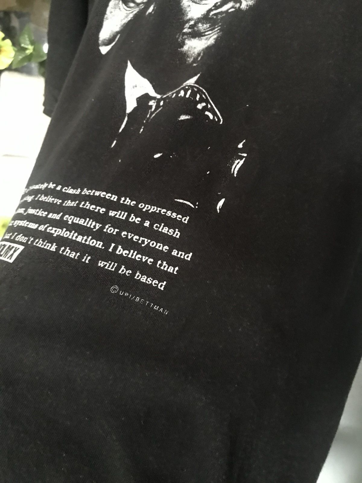 Rap Tees 90s MALCOLMX By any means necessary Size US L / EU 52-54 / 3 - 8 Thumbnail