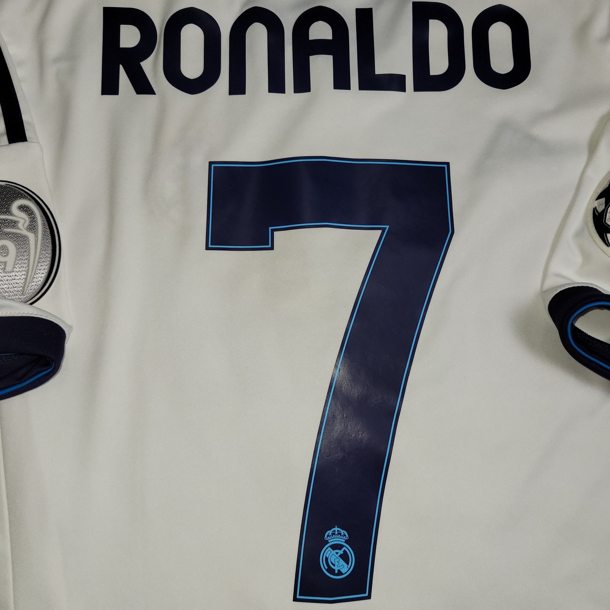 Adidas Cristiano Ronaldo Real Madrid 2012 2013 UEFA Soccer Jersey M Size US M / EU 48-50 / 2 - 3 Thumbnail