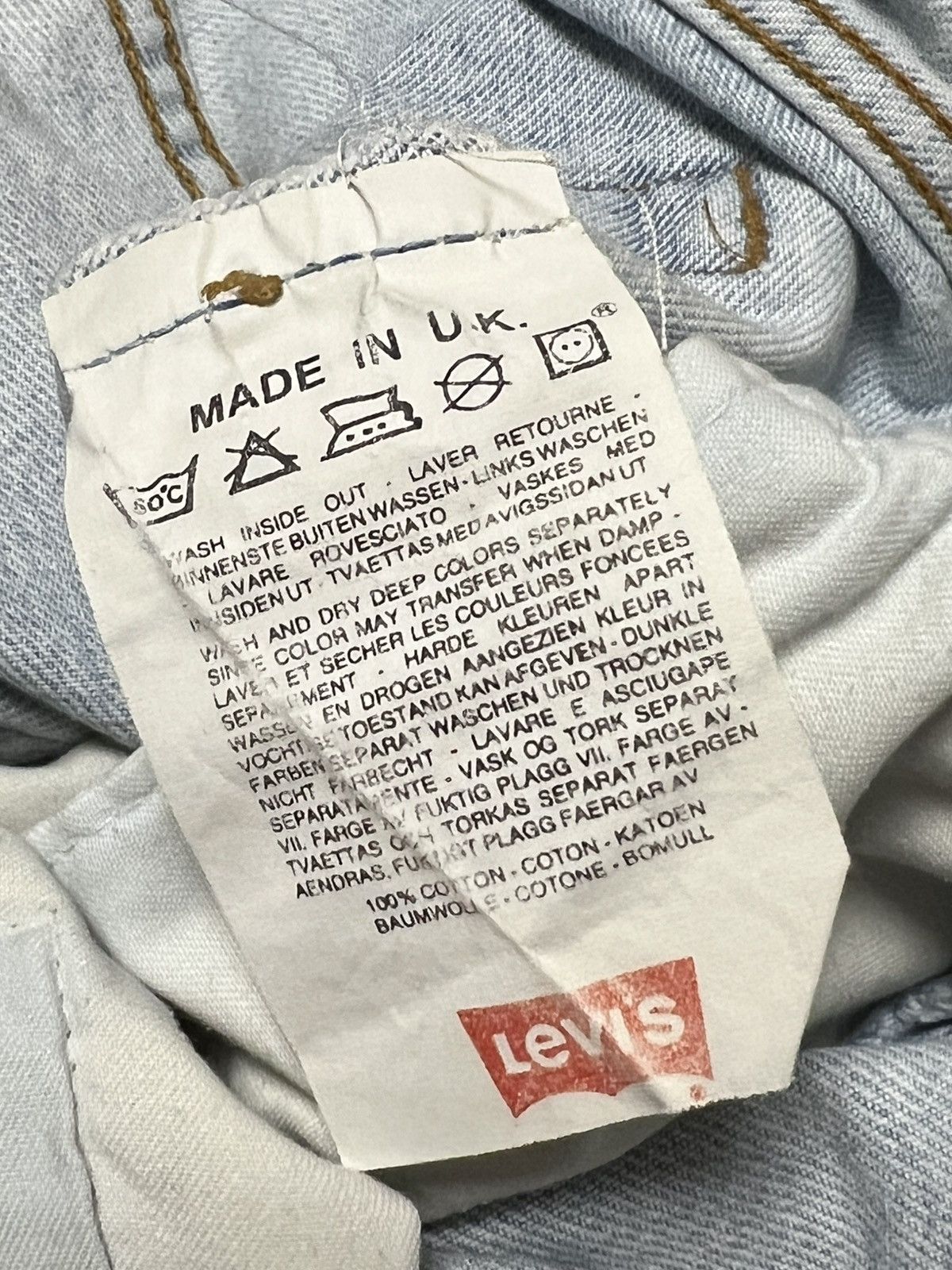 Levi's Vintage Levi’s 501 LVC made in UK Men’s jeans Size US 36 / EU 52 - 11 Thumbnail