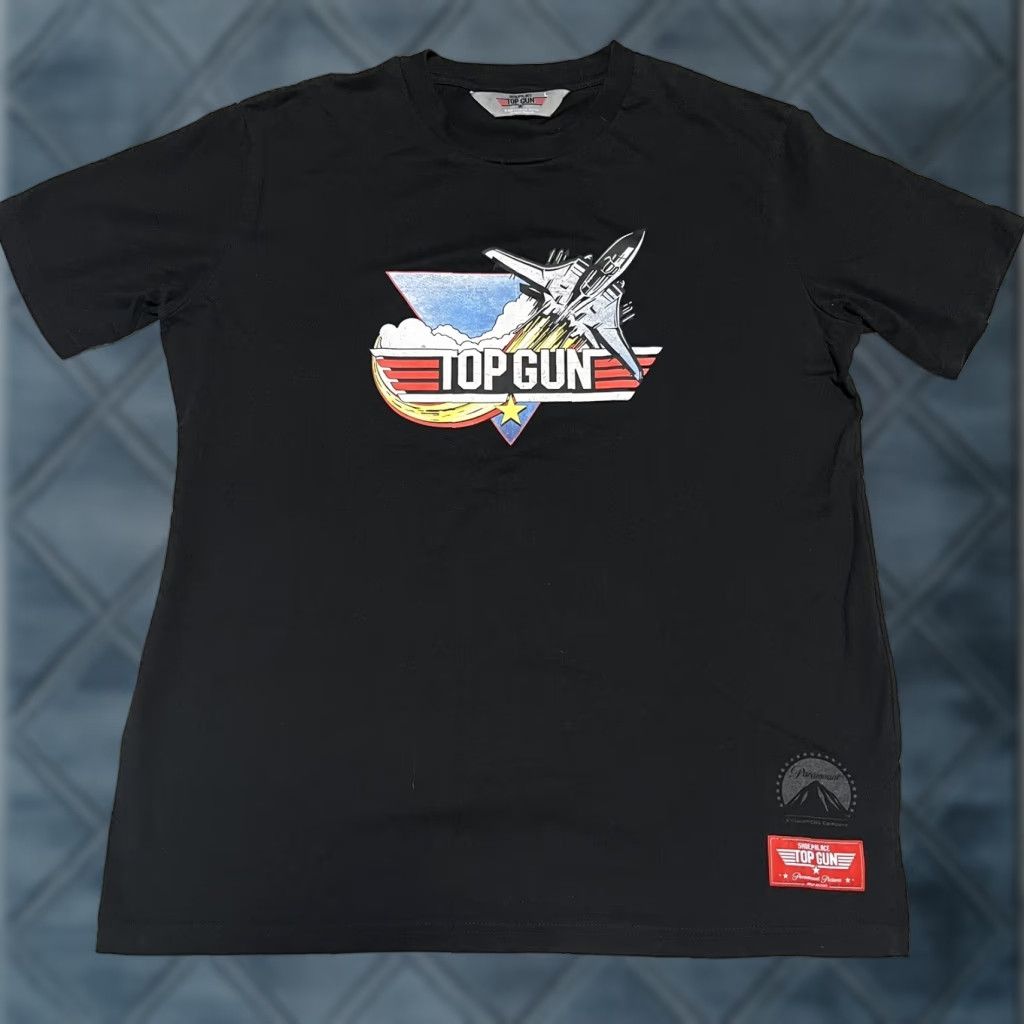 Palace Shoe Palace Mens T-Shirt Black Top Gun x Shoe Palace 90s Classic Movie Crew Neck Short Sleeve Lg - Mens Size US L / EU 52-54 / 3 - 1 Thumbnail