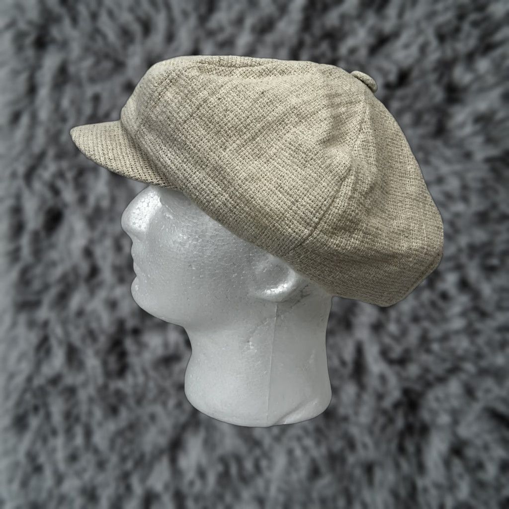 Lord & Taylor VINTAGE Lord & Taylor Flat Cap Hat Men Beige Lined GUC Size ONE SIZE - 1 Thumbnail