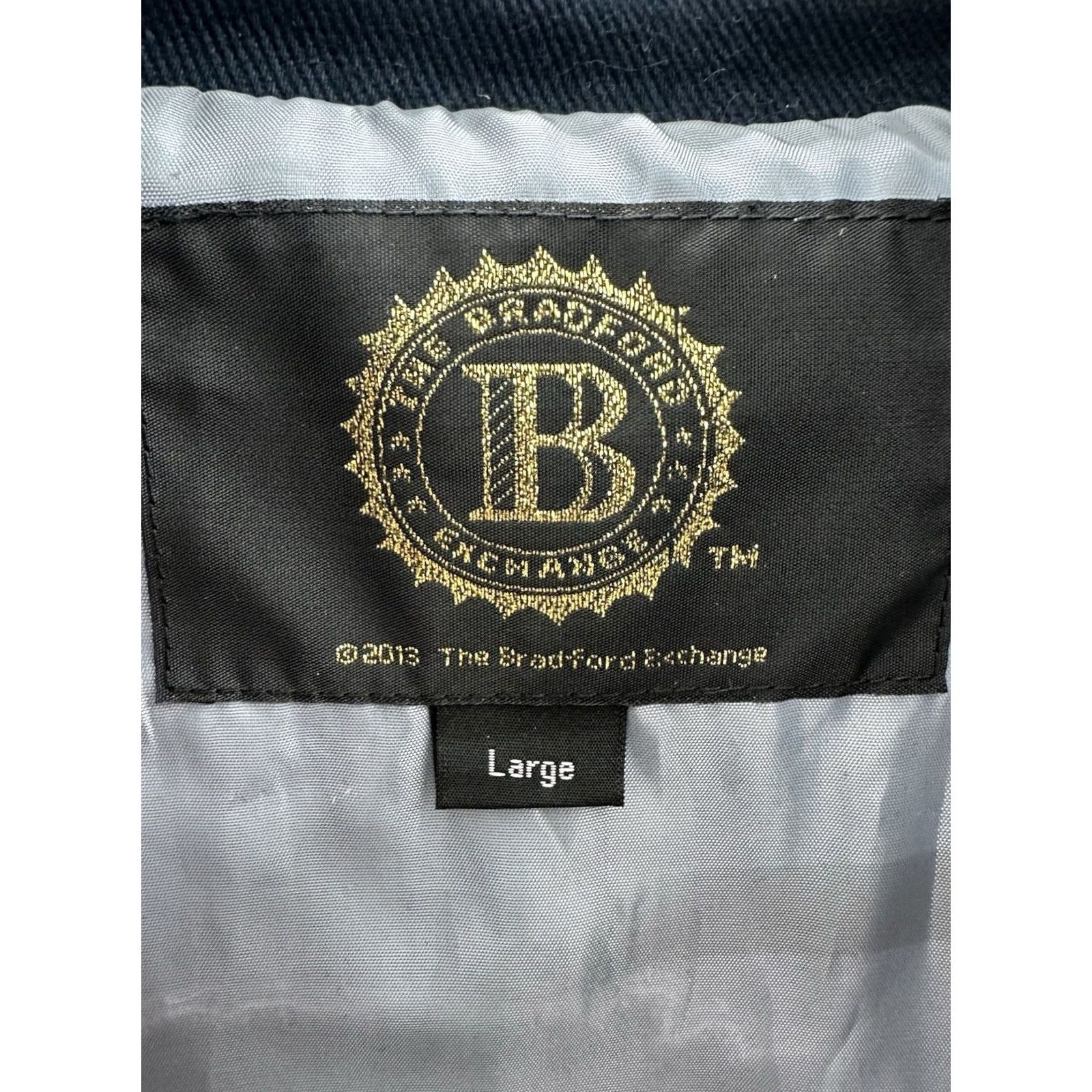 Vintage The Bradford Exchange Bomber Jacket Size Large Honer & Glory Proud Veteran Blue Size US L / EU 52-54 / 3 - 7 Thumbnail