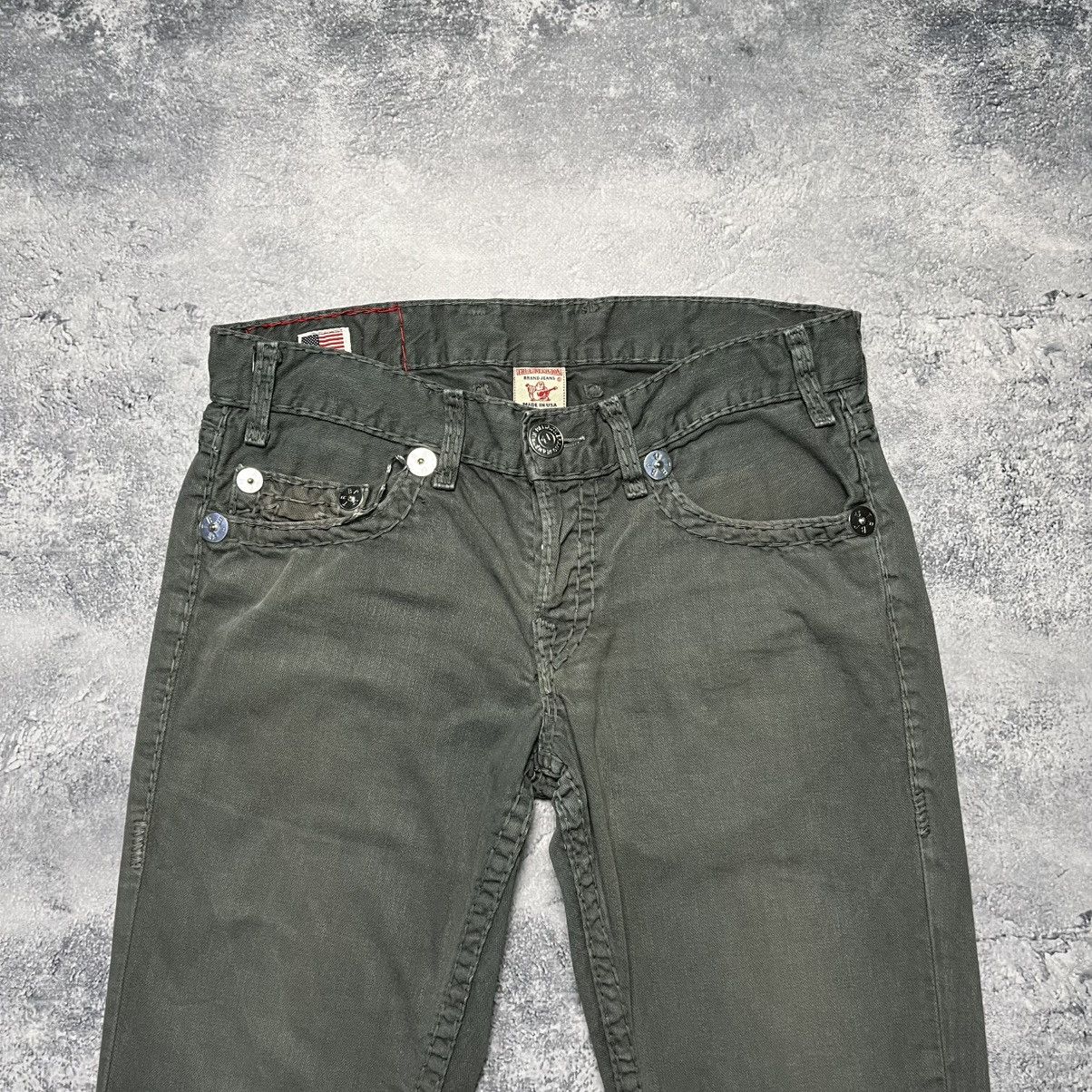 True Religion Vintage True Religion USA Logan Super T Grey Denim Jeans Y2K Size US 33 - 2 Thumbnail