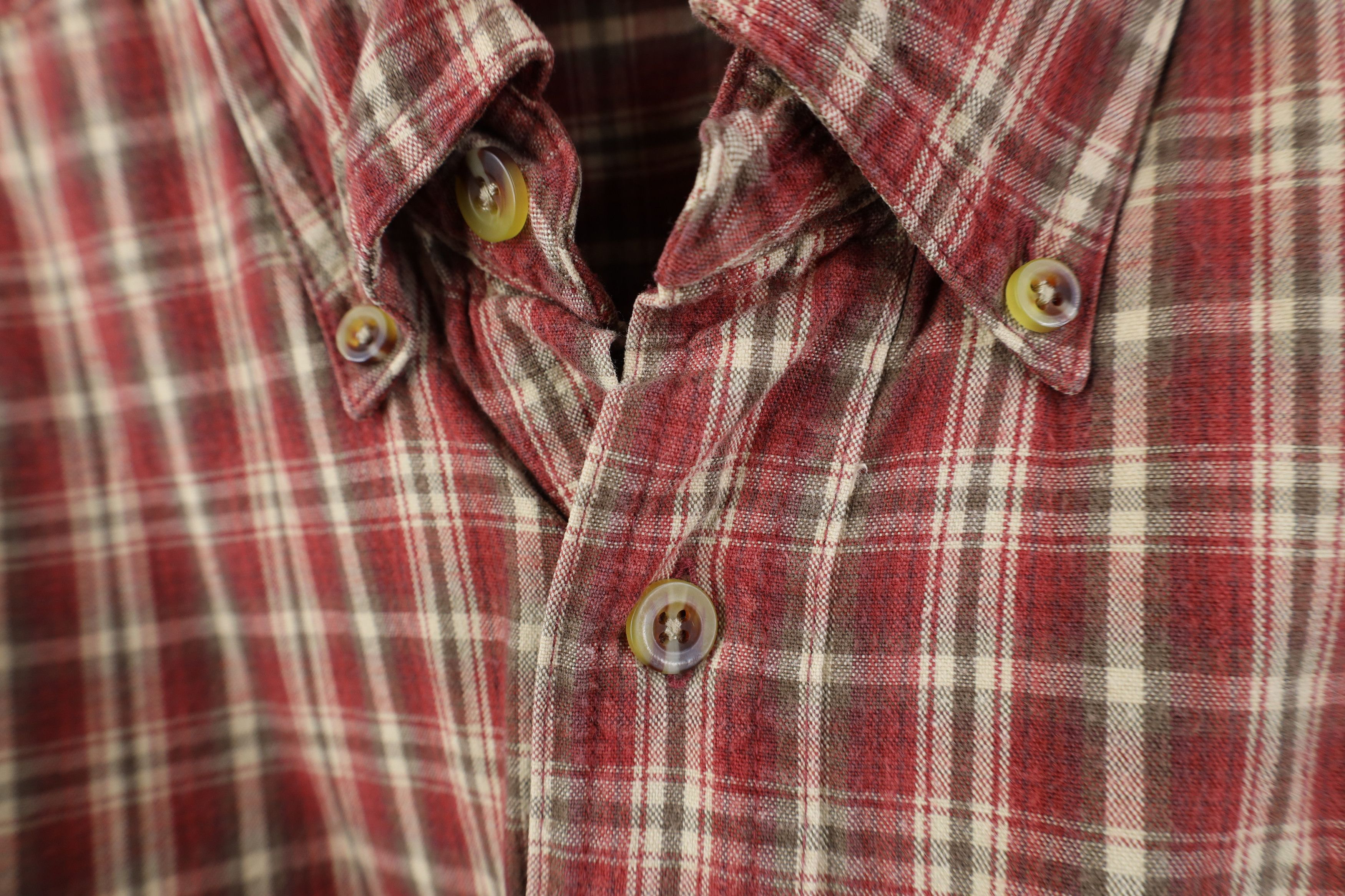 L.L. Bean Vintage LL Bean Canvas Collared Button Down Shirt Plaid Size US L / EU 52-54 / 3 - 4 Thumbnail