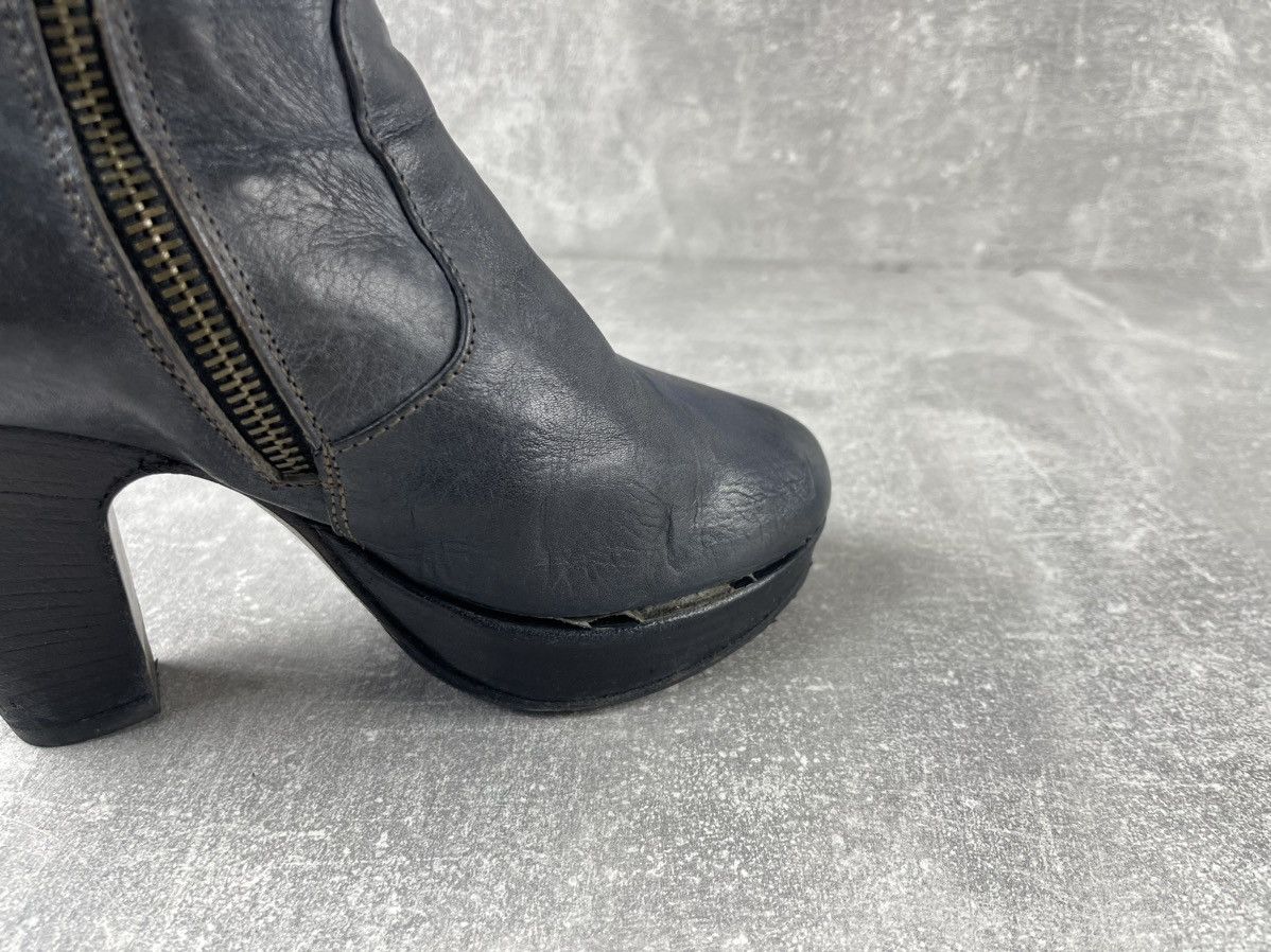 Fiorentini + Baker Fiorentini + Baker Platform Leather Ankle Boots Black Size US 7 / IT 37 - 7 Thumbnail