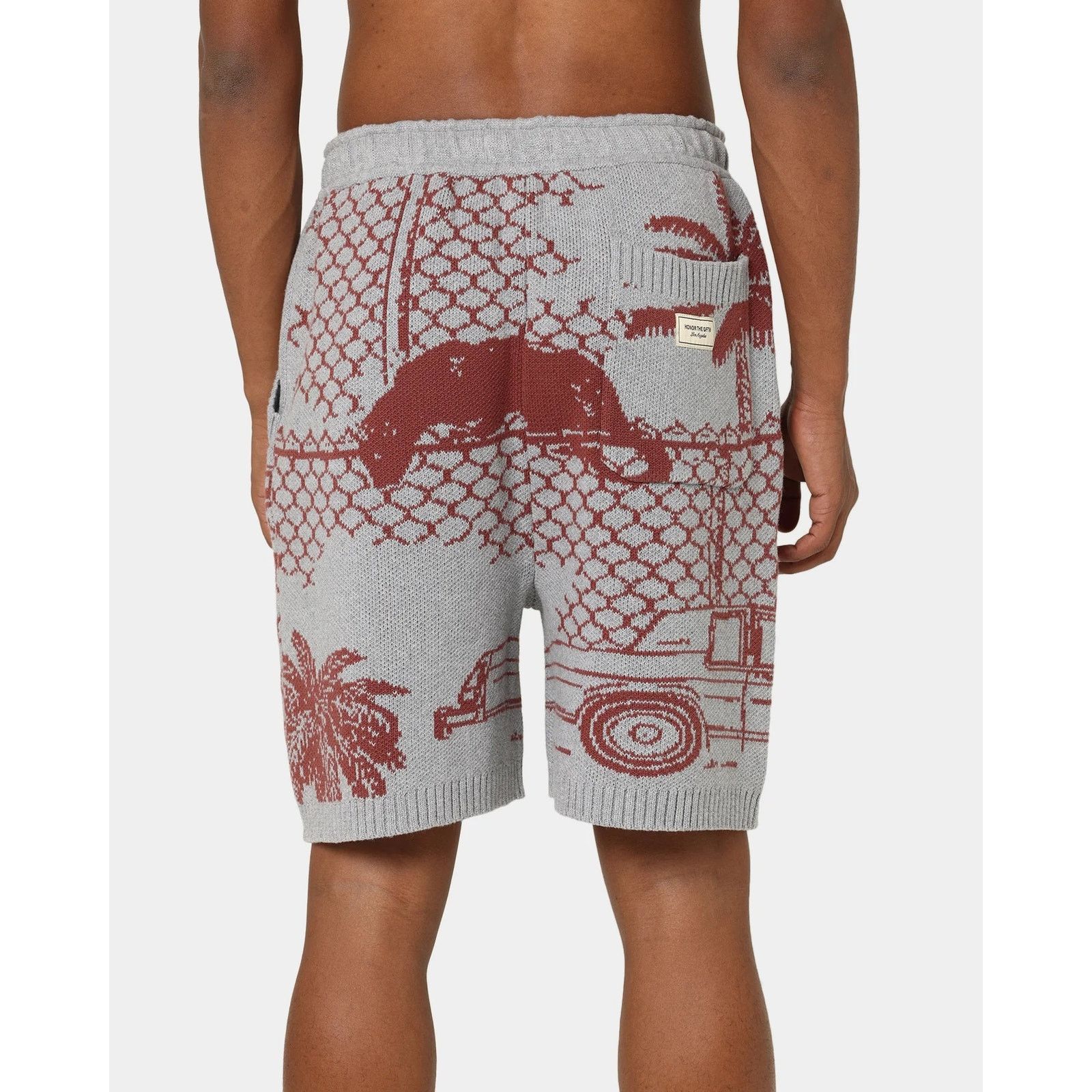 Honor the Gift Honor The Gift Men's Jungle Heavyweight Knit Cotton Shorts Size US 36 / EU 52 - 6 Thumbnail
