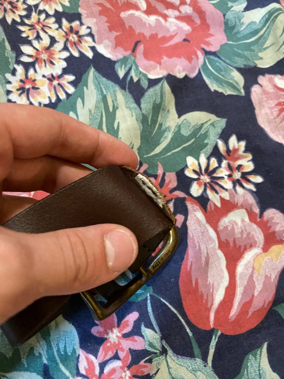 Diesel Y2K Vintage Diesel Leather Belt Hype Size ONE SIZE - 14 Thumbnail