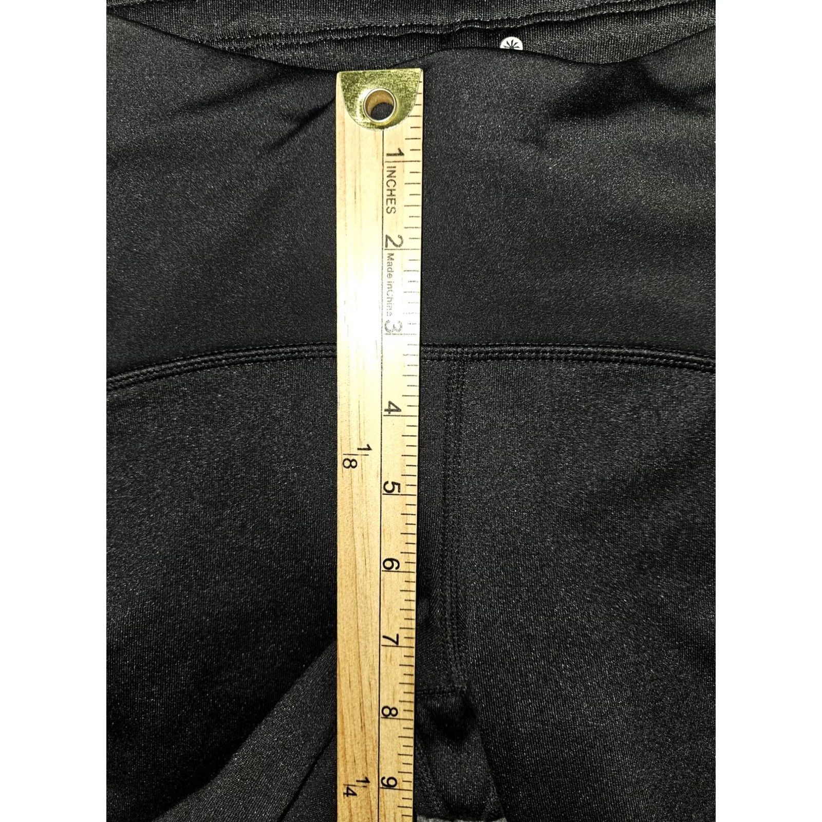 Athleta Athleta Leggings Womens XS Reflective Pocket High Rise Gym Running Yoga Ankle Zip Pocket Moisture Wicking Black Womens XS Leggings Size 26" / US 2 / IT 38 - 4 Thumbnail