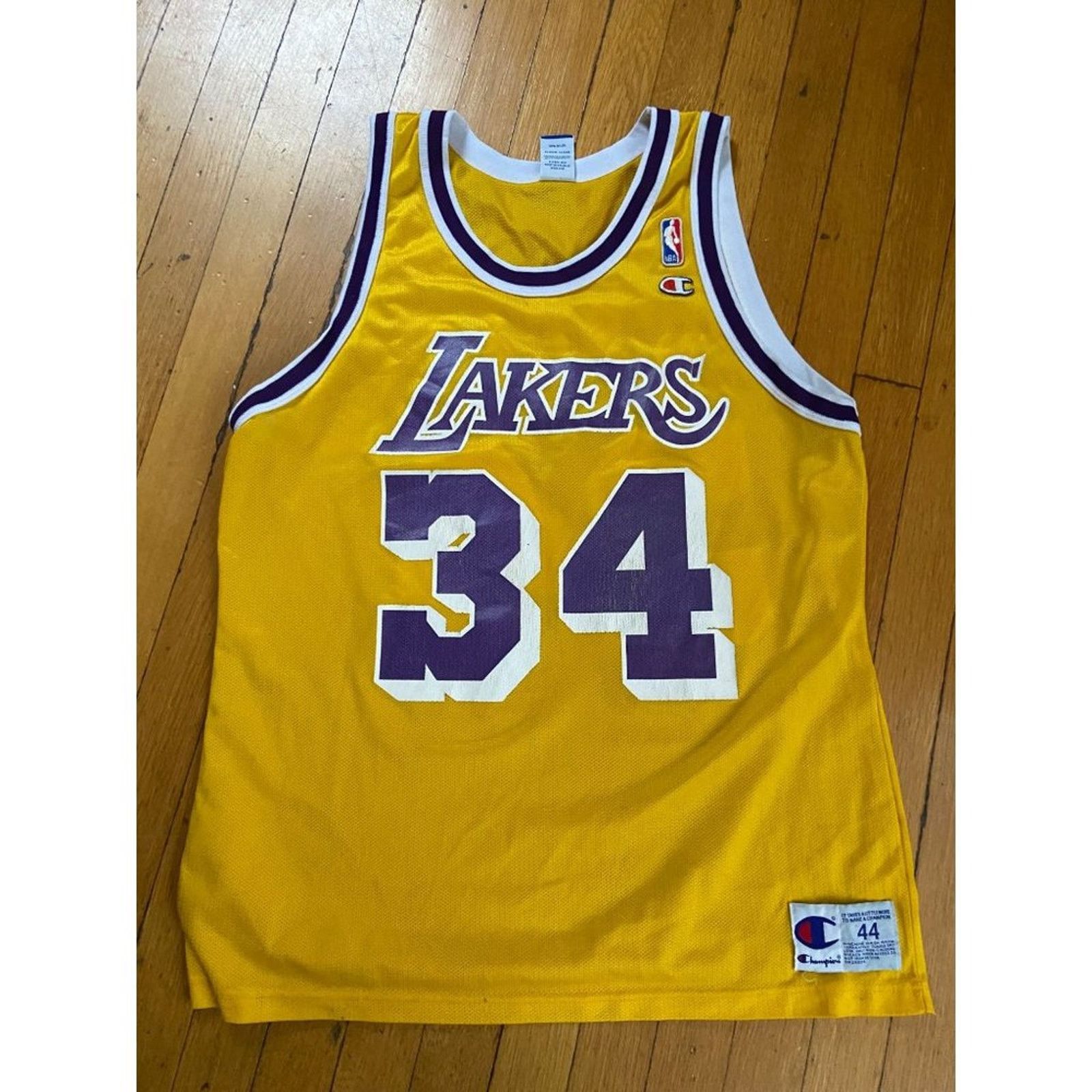 Champion Champion Shaquille O'Neal Lakers Jersey Men's Size 44 Size US L / EU 52-54 / 3 - 4 Thumbnail