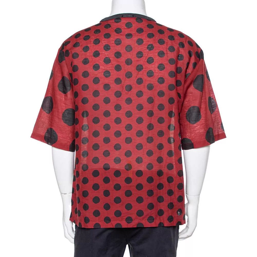 Dolce & Gabbana DG Oversized Cotton-Linen Fruit Print Short Tee 46/52 Size US S / EU 44-46 / 1 - 2 Thumbnail