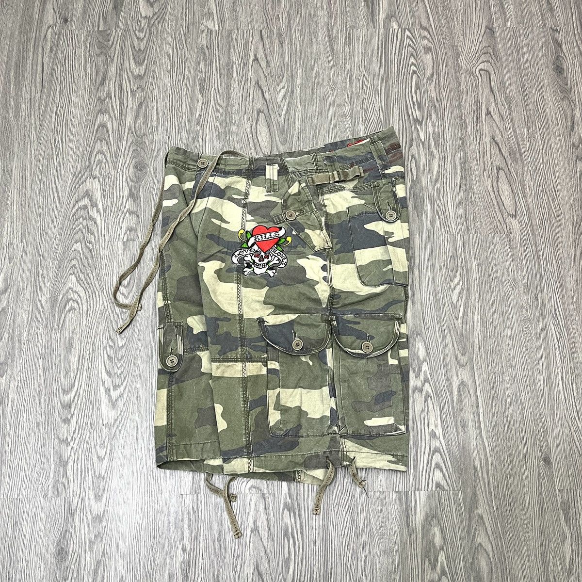 Ed Hardy Camo Cargo Ed Hardy Embroidery Skull Love Size US 34 / EU 50 - 2 Thumbnail