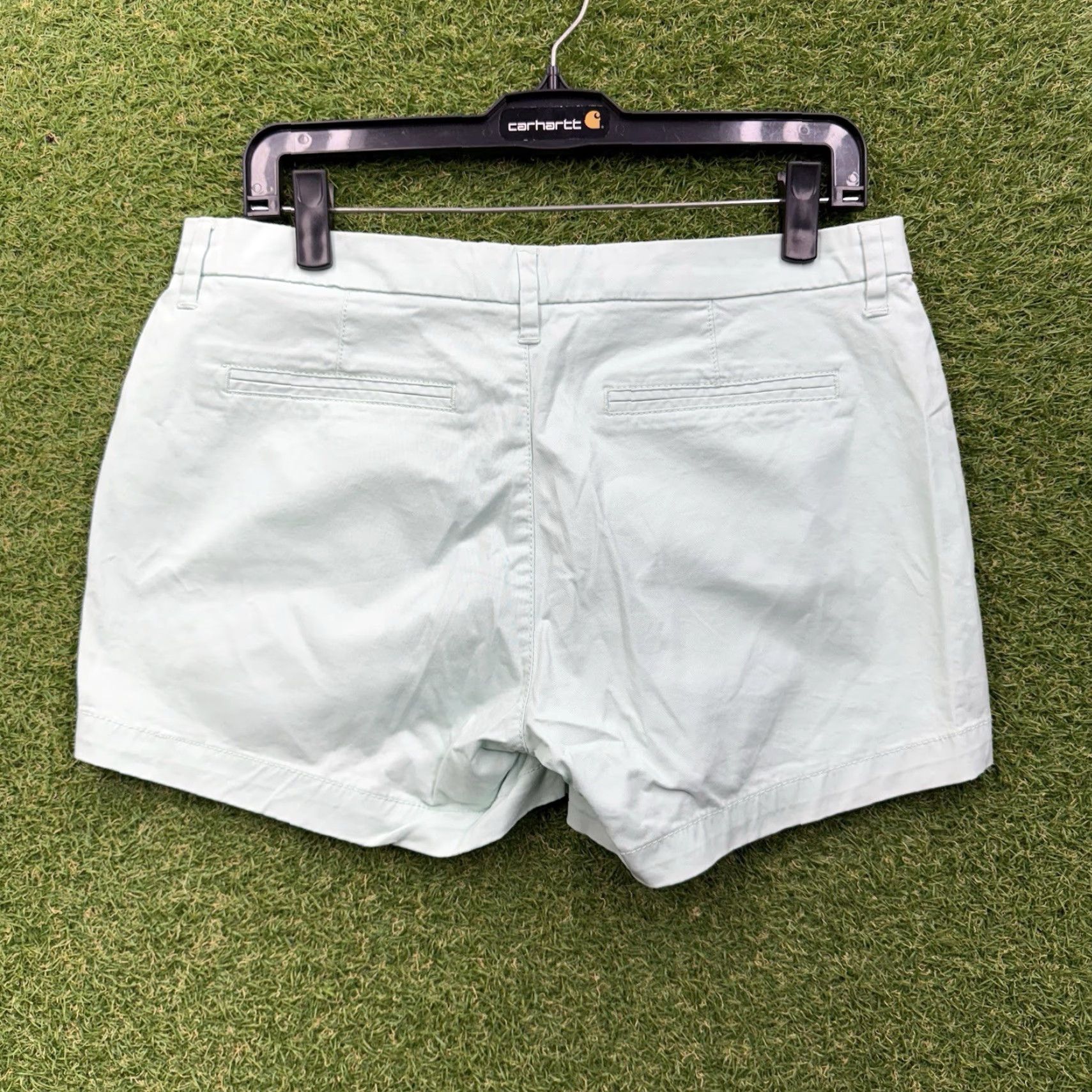 Gap VINTAGE Gap Shorts Womens 6 Mint Green City Chino 30x3.5 Mid Rise Preppy Beach NWT Size 28" / US 6 / IT 42 - 2 Thumbnail