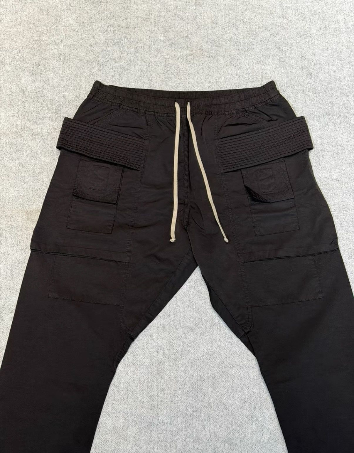 Rick Owens Drkshdw Rick Owens DRKSHDW double-ring drawstring drop-crotch pants Size US 38 / EU 54 - 2 Thumbnail