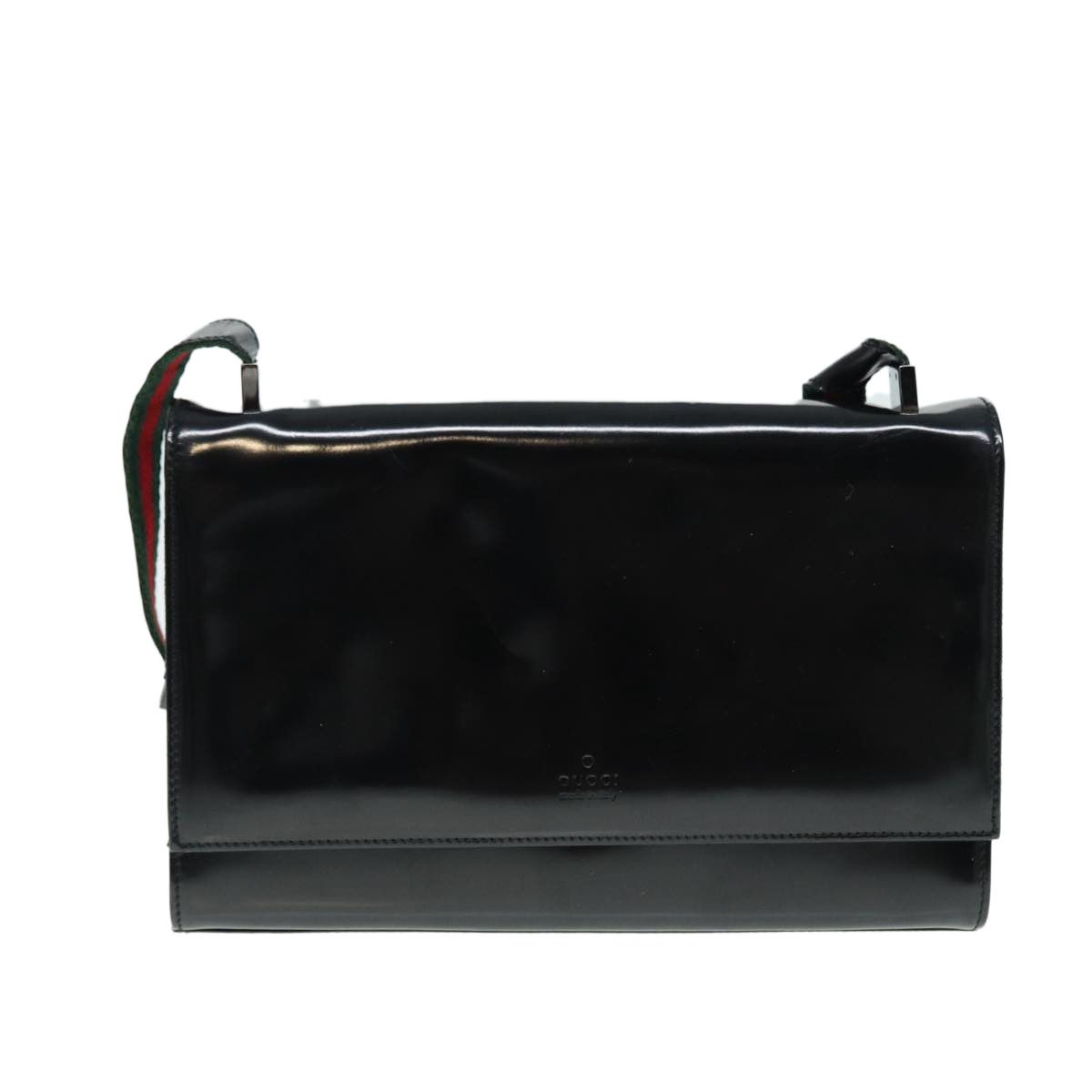 Gucci Black Patent Leather Shoulder Bag (Pre-Owned) Size ONE SIZE - 1 Thumbnail