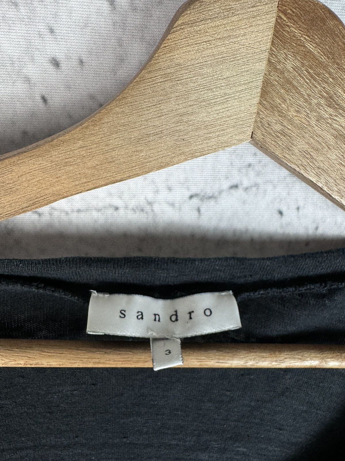 Sandro Sandro Light women top tshirt zip Size M / US 6-8 / IT 42-44 - 4 Thumbnail