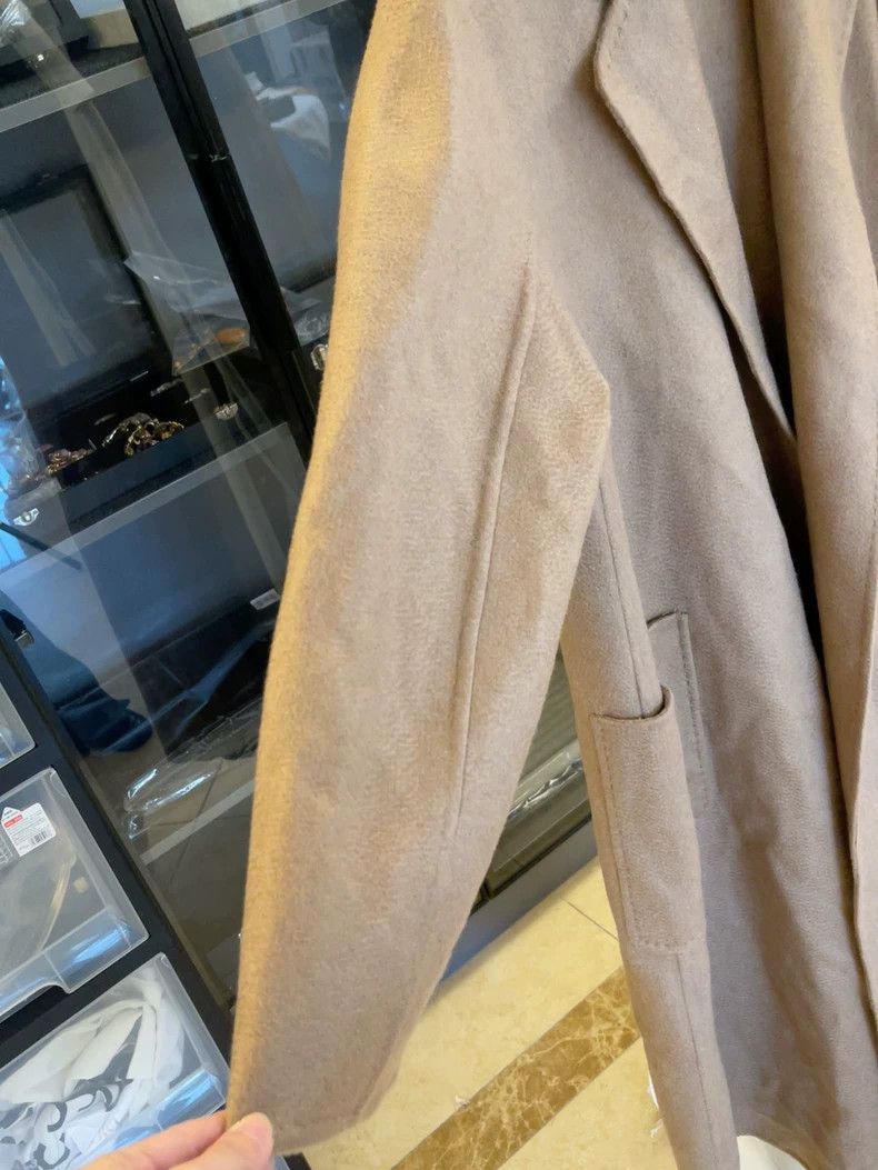 Max Mara Max Mara Fall/Winter Khaki Ludmilla Coat Size M / US 6-8 / IT 42-44 - 4 Thumbnail