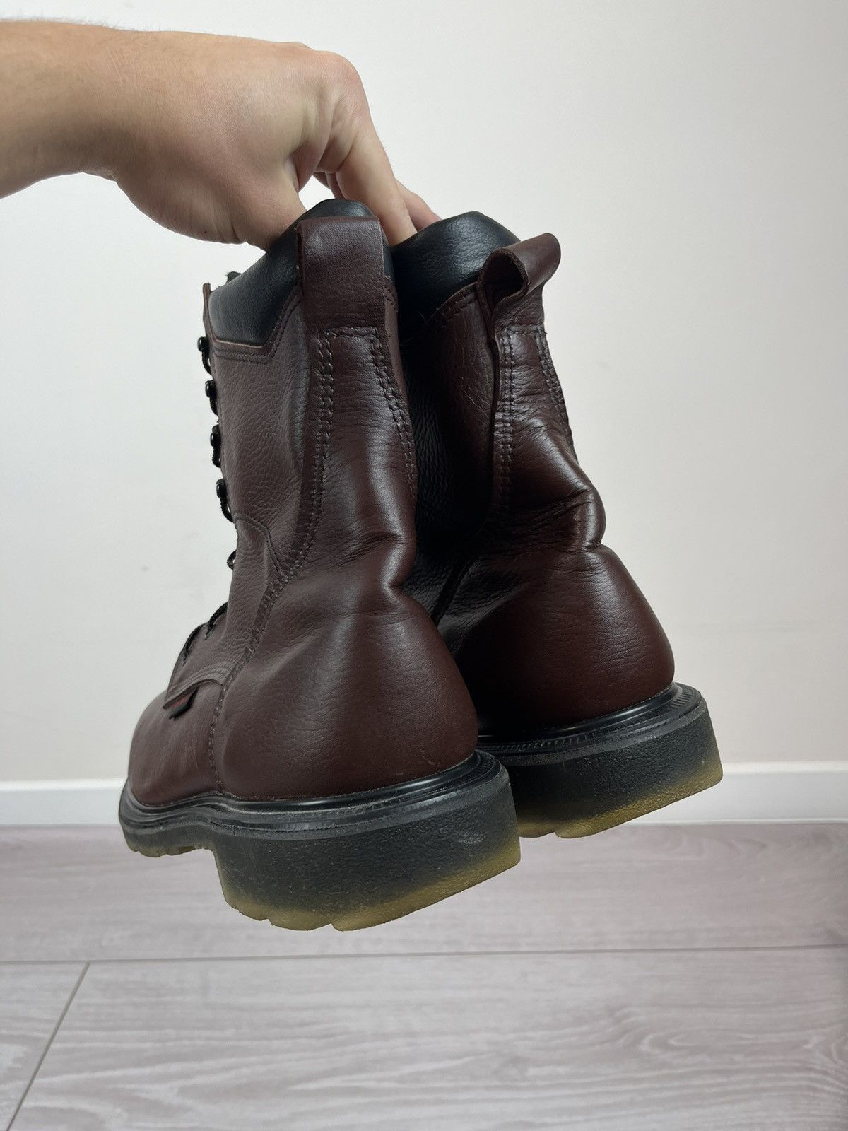 Red Wing Red Wing Industrial Brown Leather Working Boots Size US 11.5 / EU 44-45 - 8 Thumbnail