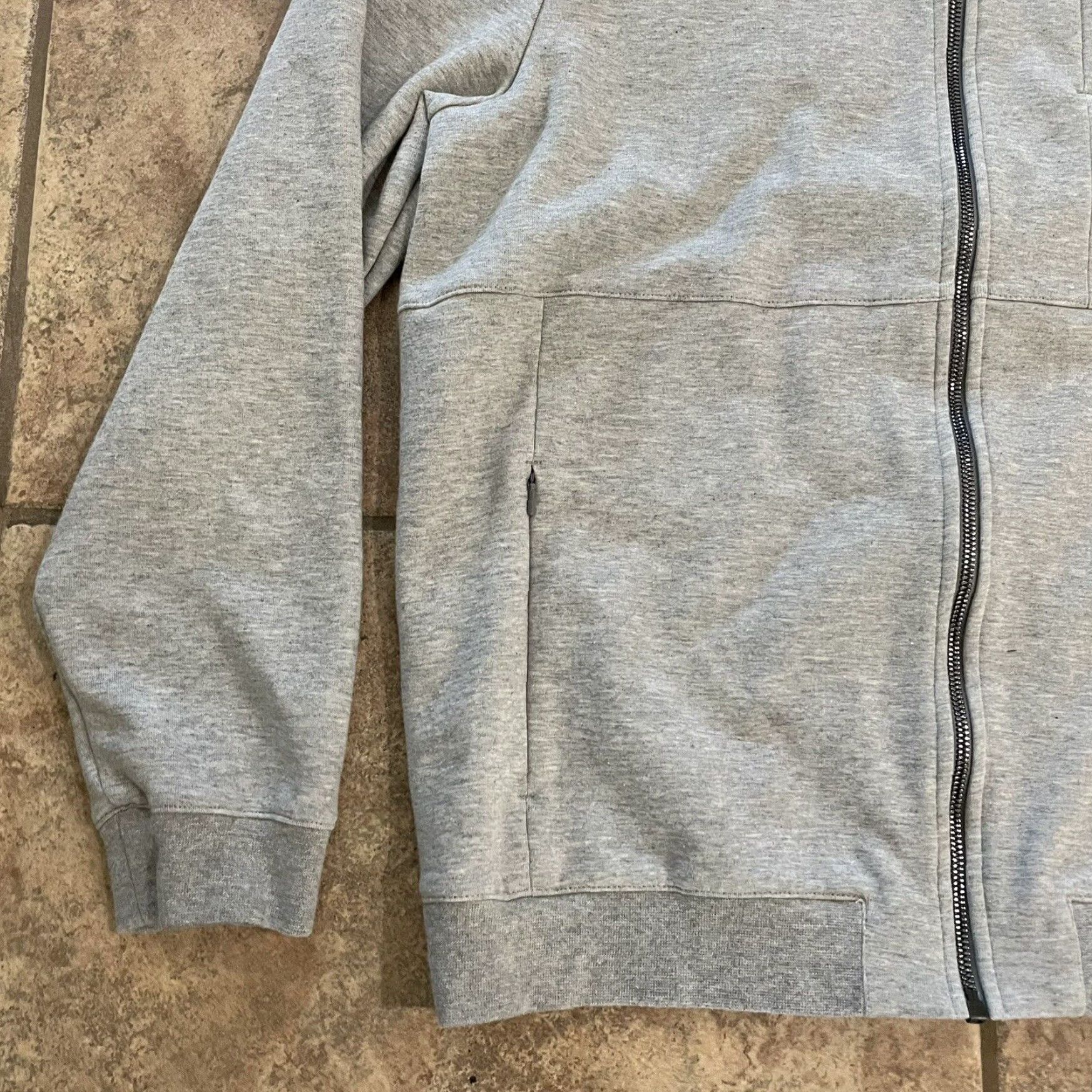 Vintage AlphaTauri Gray Cotton Blend Zip-Up Athletic Jacket Womens Large Size L / US 10 / IT 46 - 3 Thumbnail