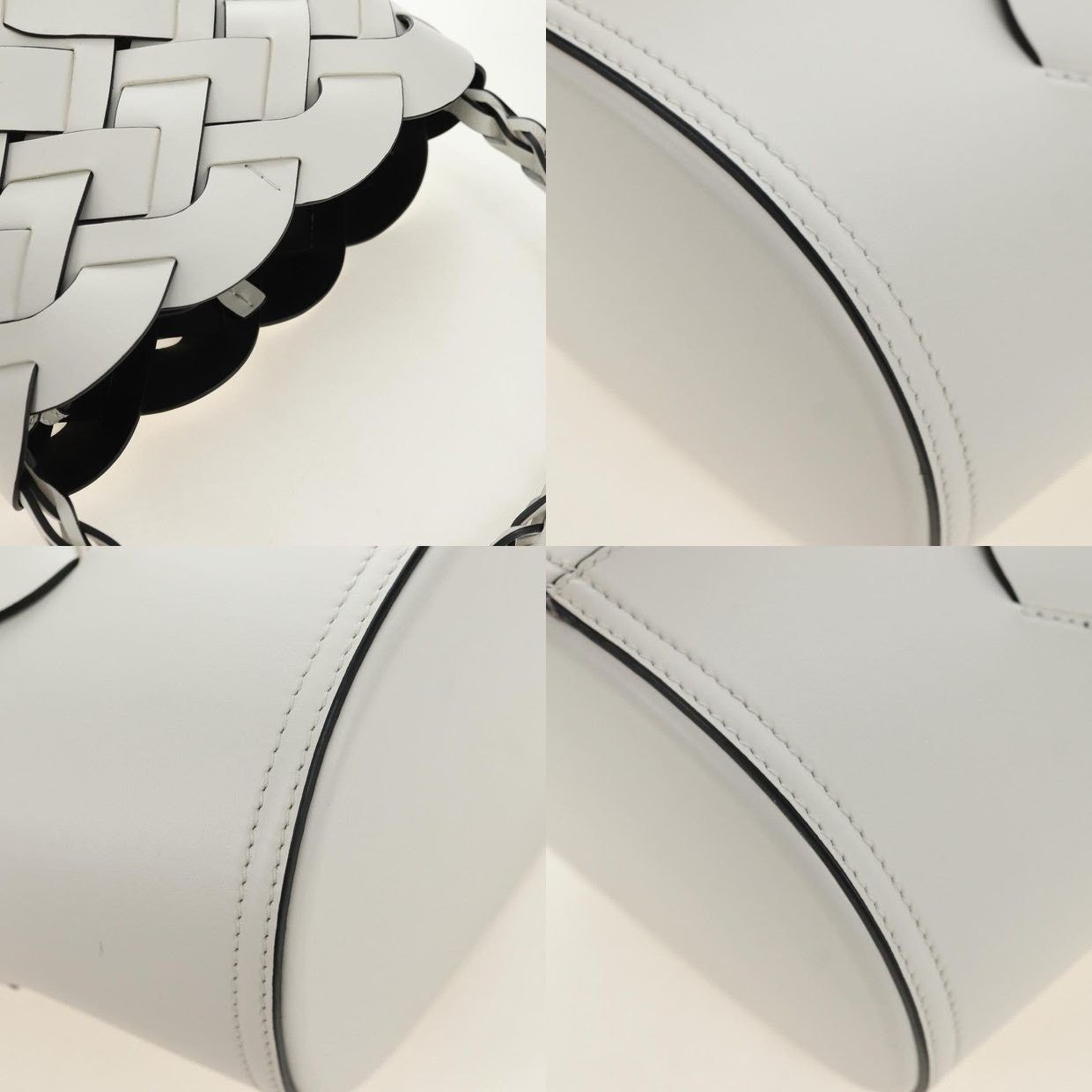 Prada Prada Saffiano Galleria Shoulder Bag White Size ONE SIZE - 10 Thumbnail