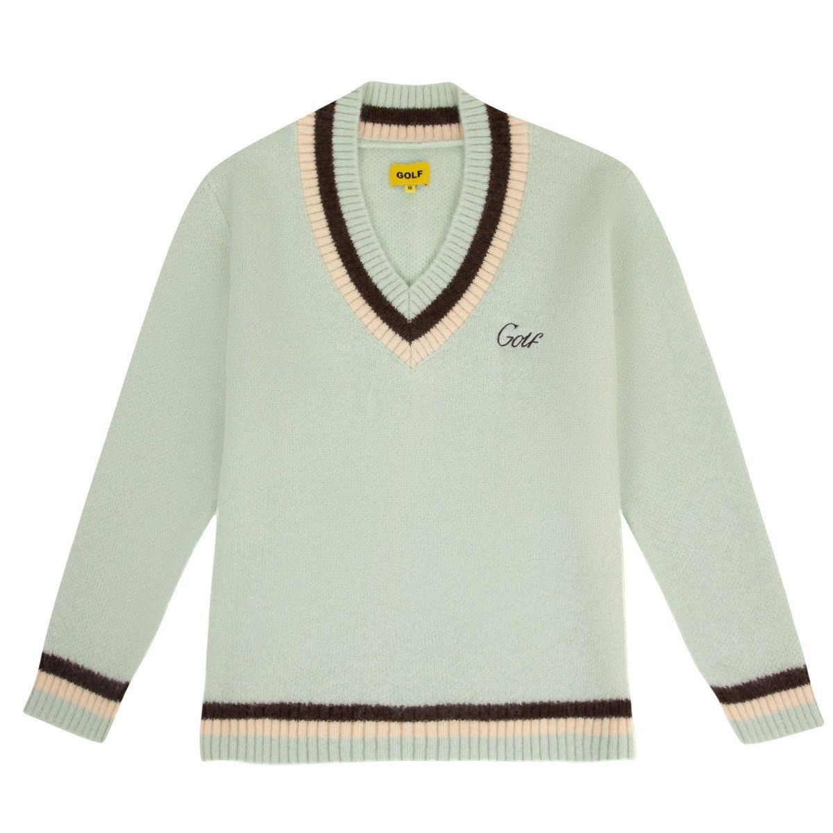 Golf Wang Golf Wang Tyler, The Creator Script V-Neck Tennis Sweater Size US S / EU 44-46 / 1 - 6 Thumbnail