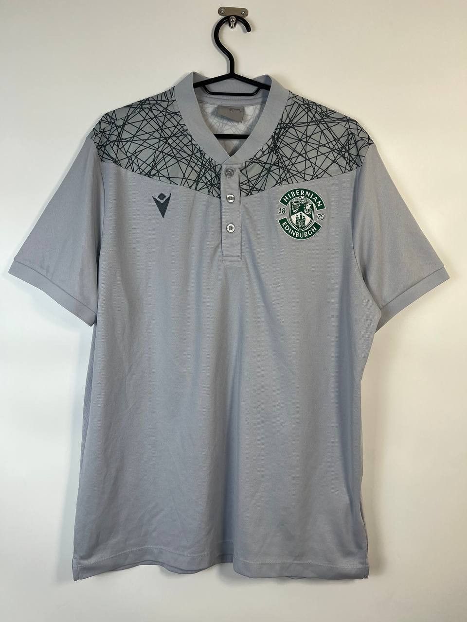 Macron HIBERNIAN FC TRAINING POLO FOOTBALL JERSEY MACRON Sz XL Size US XL / EU 56 / 4 - 1 Thumbnail
