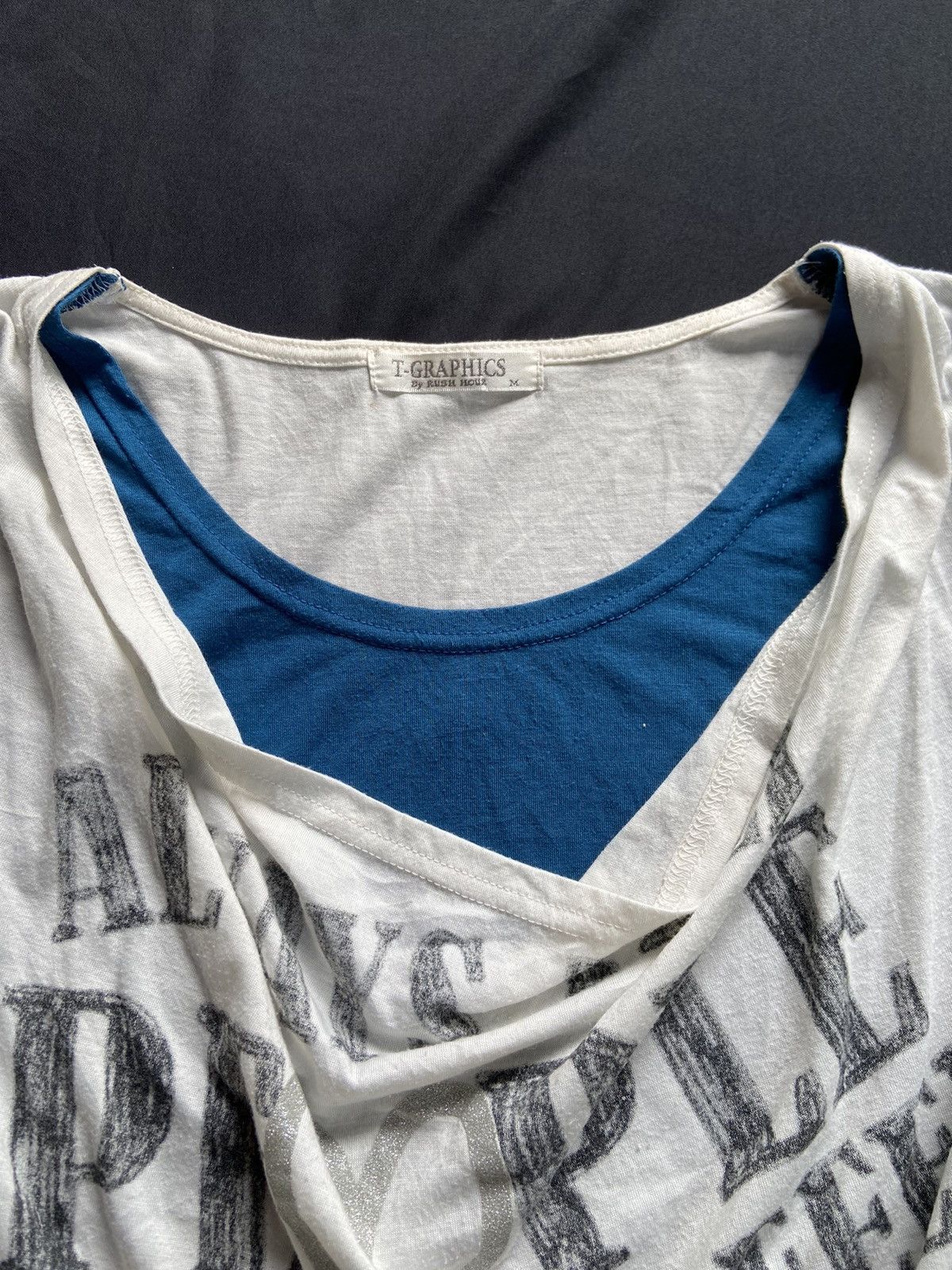 Beauty Beast × Hysteric Glamour × Japanese Brand DOUBLE LAYER RUSH HOUR TEE SHIRT Size US S / EU 44-46 / 1 - 9 Thumbnail
