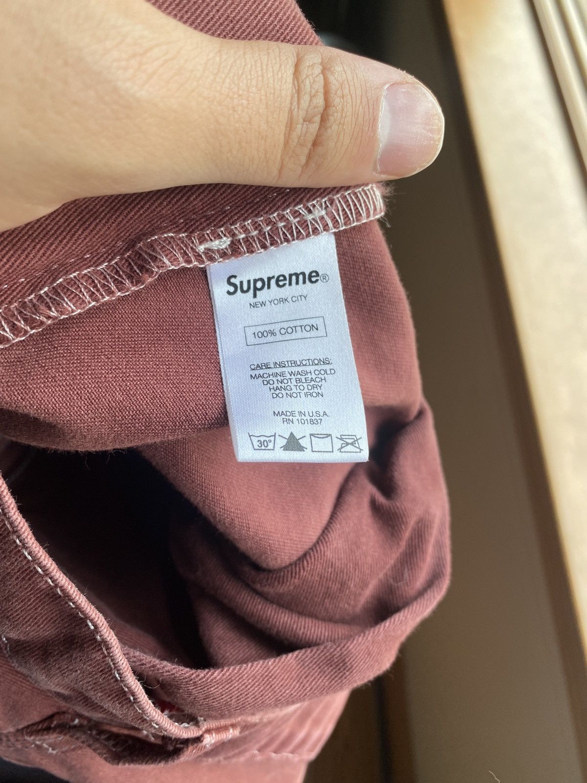 Supreme Supreme Burgundy Painter Pants Gonz Logo size 34 Size US 34 / EU 50 - 7 Thumbnail