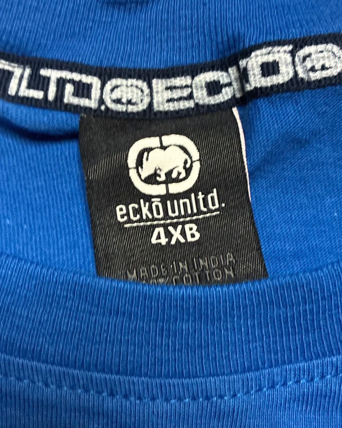 Ecko Unltd. Vintage Ecko Unltd T Shirt Mens 4XL Blue Short Sleeve Y2K Size US XXL / EU 58 / 5 - 4 Thumbnail