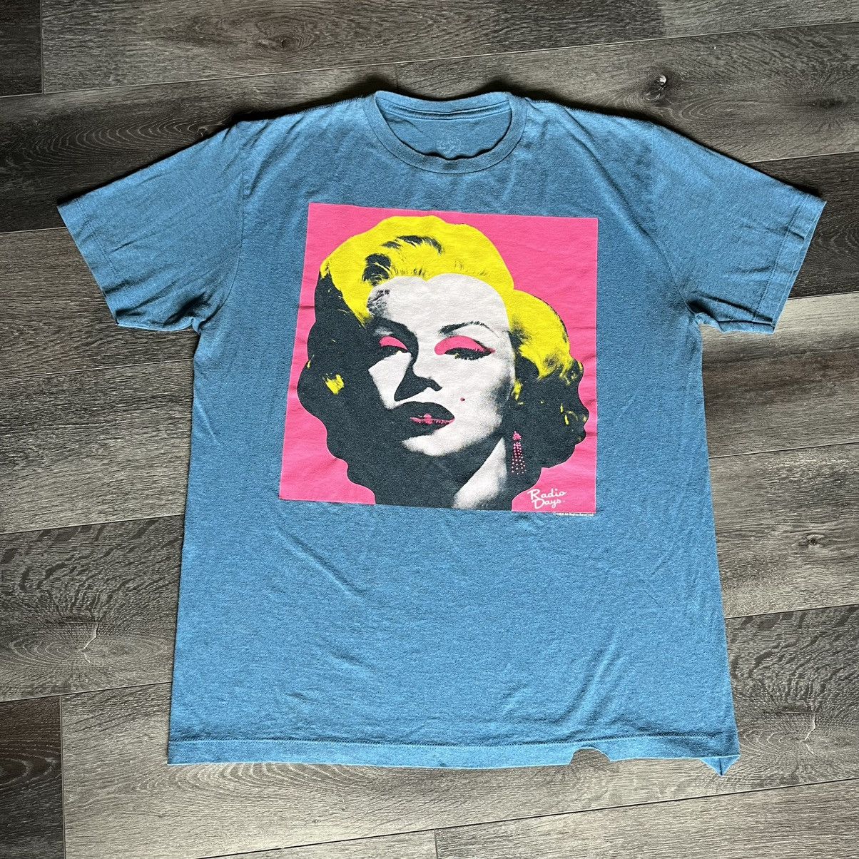 Andy Warhol Vintage Radio Days Andy Warhol Marilyn Monroe Graphic Tee Size US L / EU 52-54 / 3 - 1 Thumbnail