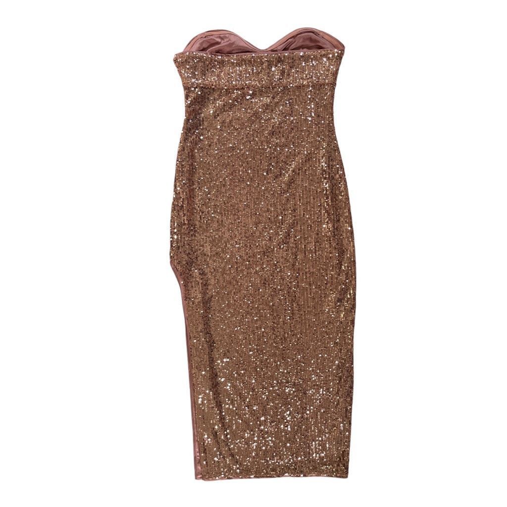 Other MAJORELLE Maizie Midi Dress in Rose Gold Size S / US 4 / IT 40 - 6 Thumbnail