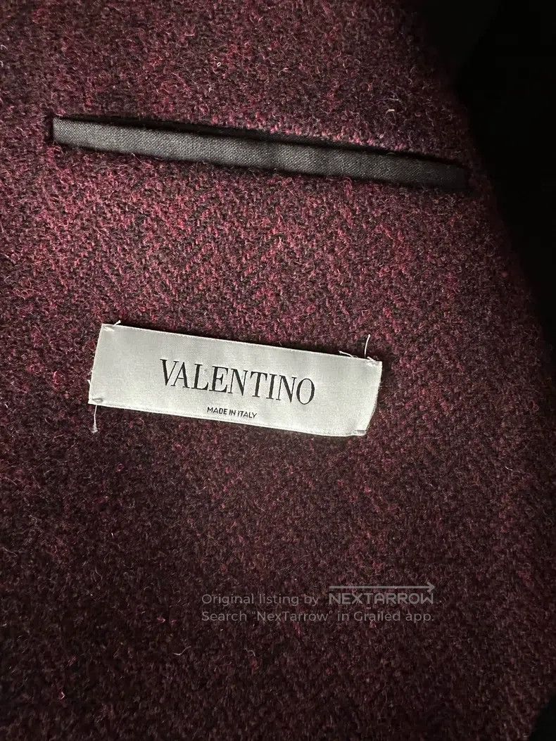 Valentino Valentino Herringbone woolen coat Size S / US 4 / IT 40 - 5 Thumbnail