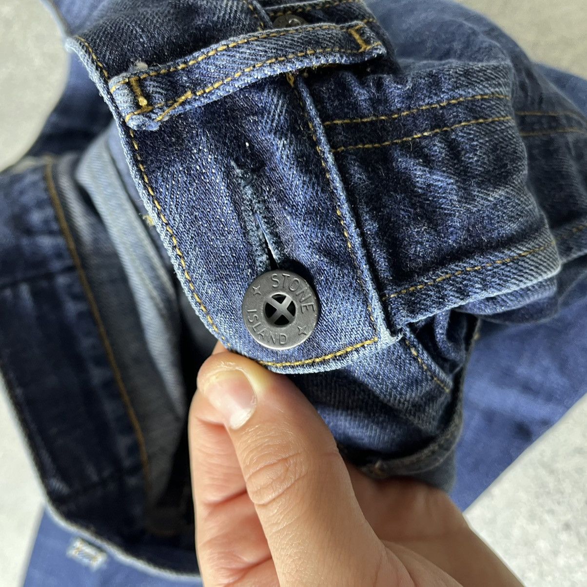 Stone Island Vintage Stone Island Jeans Patch Pocket Straight Fit Casual Size US 32 / EU 48 - 14 Thumbnail