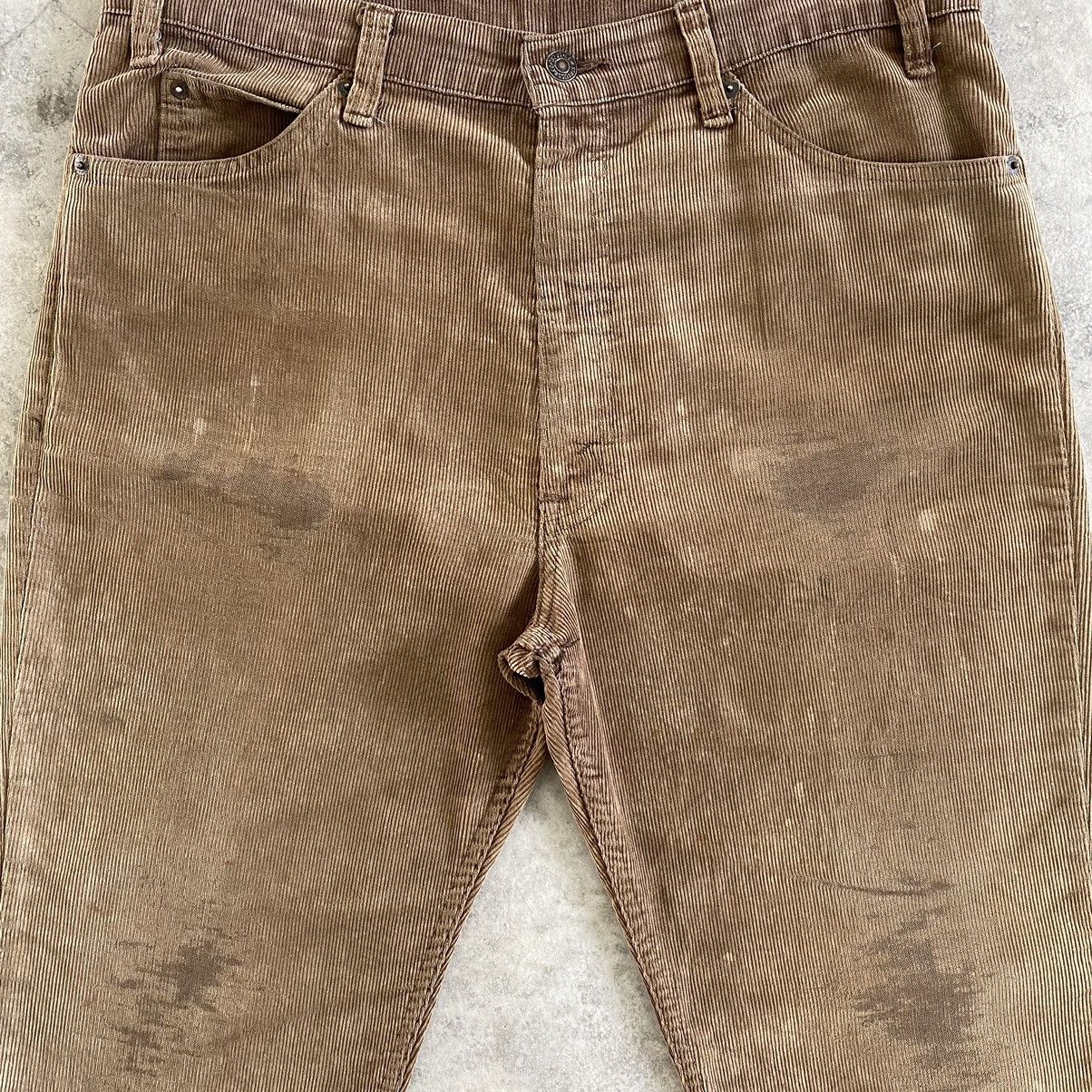 Levi's Vintage 70’s Levis 517 Faded Brown Corduroy Flared Jeans Size US 34 / EU 50 - 10 Thumbnail